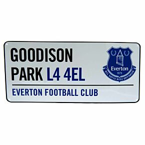 Everton Goodison Park Street Sign