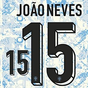 João Neves 15 (Official Printing) - 24-25 Portugal Away