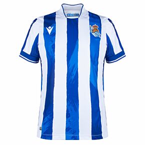 22-23 Real Sociedad Home Authentic Matchday Shirt - No Sponsors or Patches