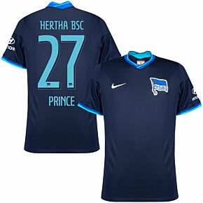 21-22 BSC Hertha Berlin Away Shirt + Prince 27 (Official Printing)