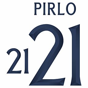 Pirlo 21 (Official Printing) - 23-24 Italy Away