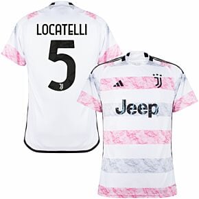 23-24 Juventus Away + Locatelli 5 (Official Printing)