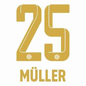 Müller 25 (Official Printing) - 22-23 Bayern Munich Away