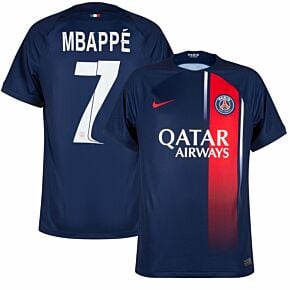 23-24 PSG Home + Mbappé 7 (Official Cup Printing)