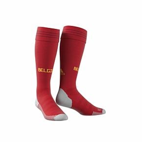 19-20 Belgium KIDS Home Socks - Red