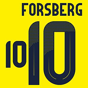 Forsberg 10 (Official Printing) - 24-25 Sweden Home