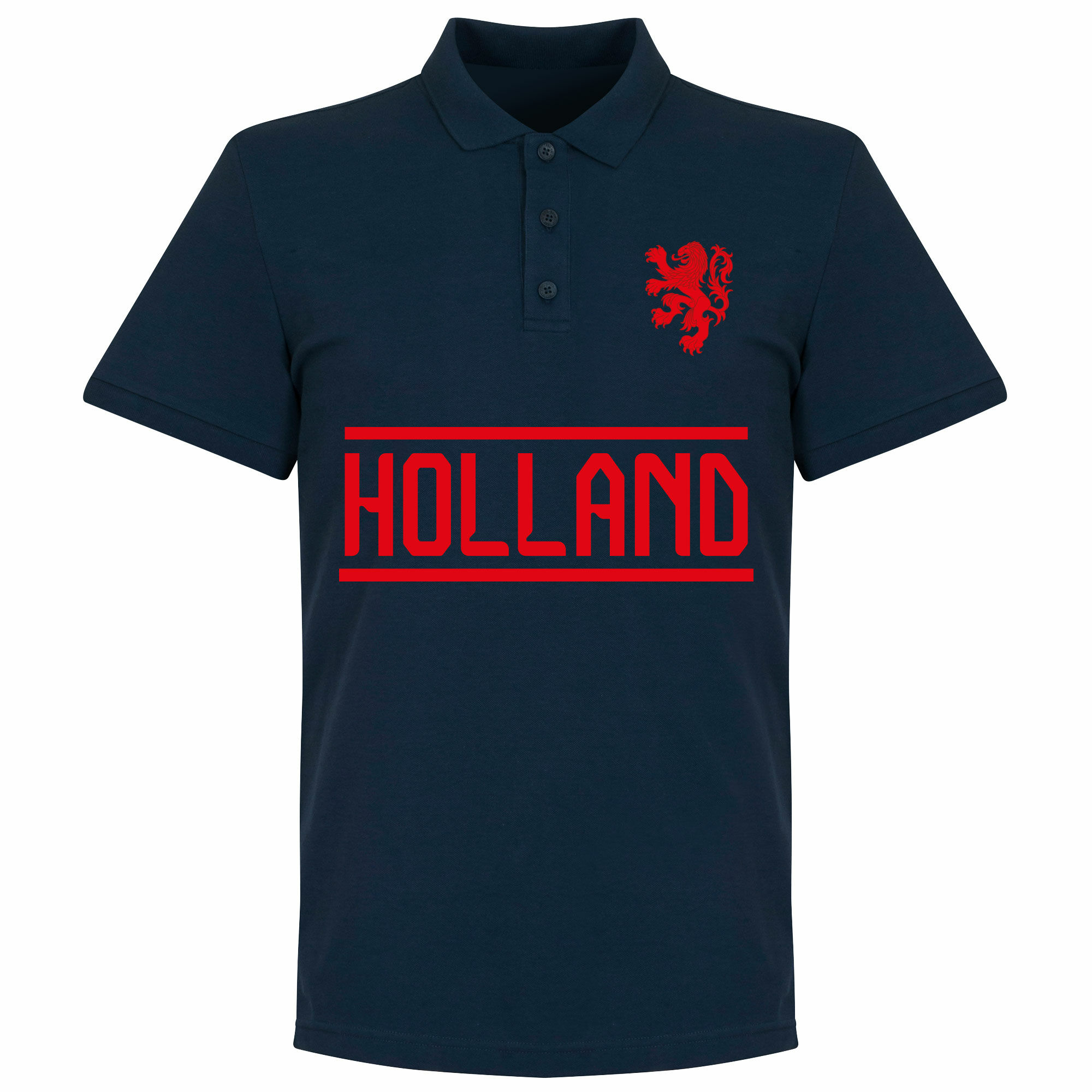 Nizozemí - Tričko s límečkem - modré