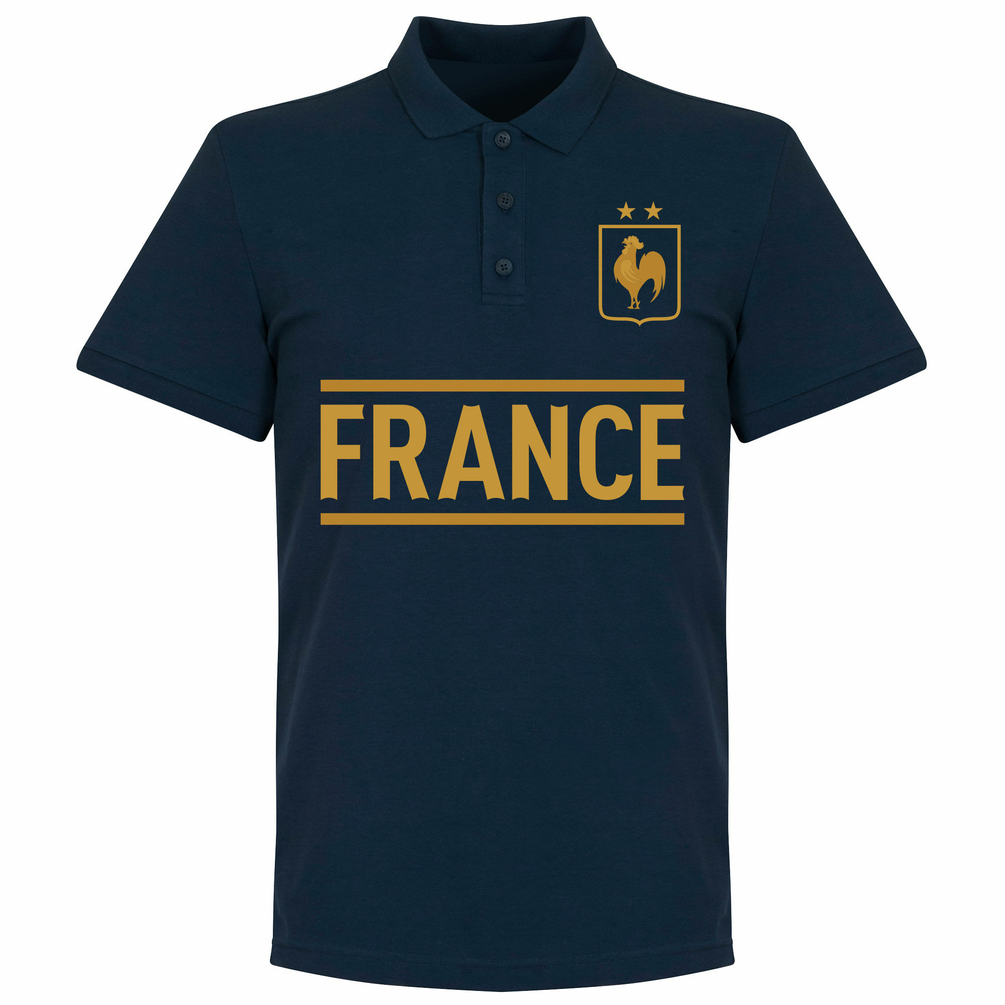 Francie - Tričko s límečkem - modré