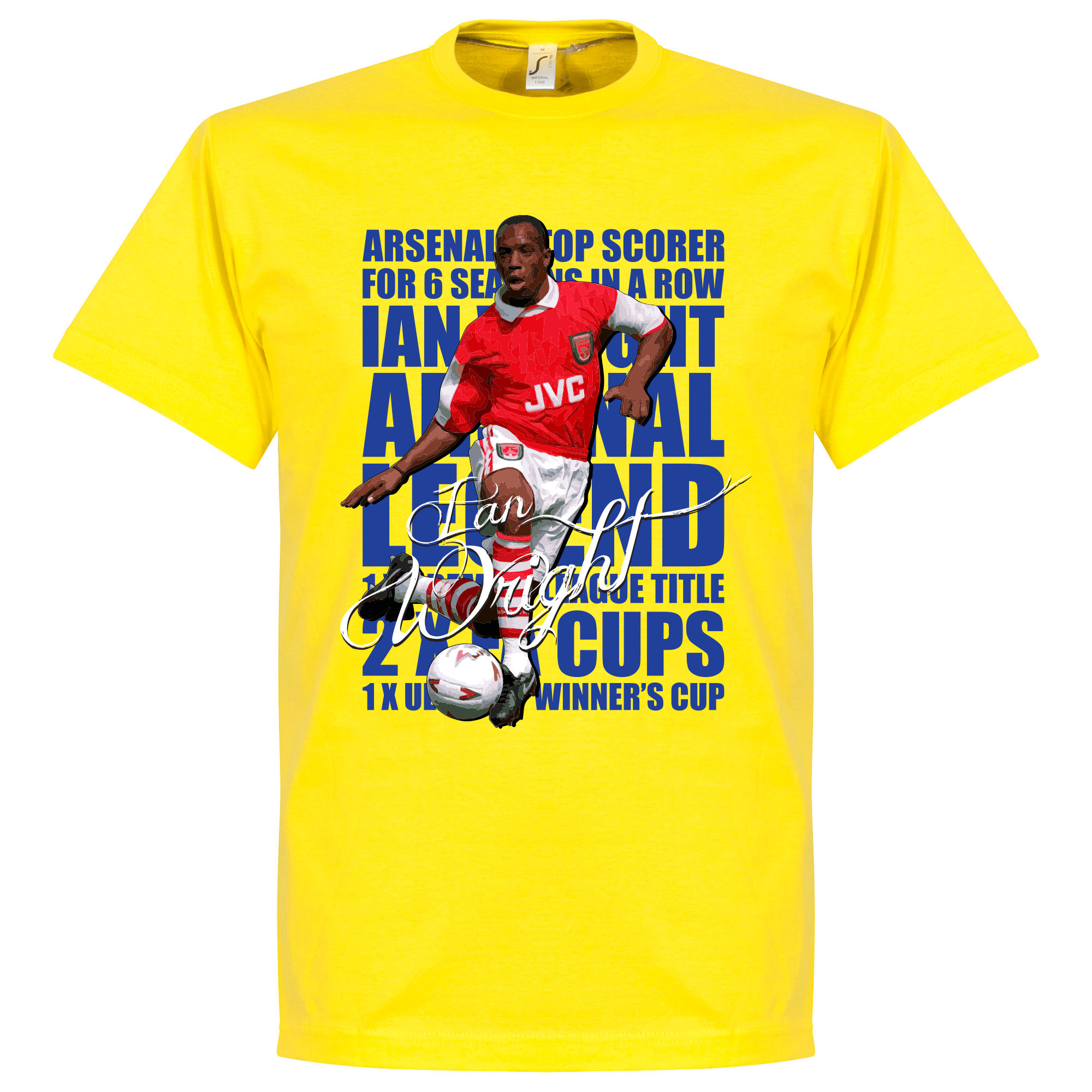 Arsenal - Tričko "Legend" - Ian Wright, žluté