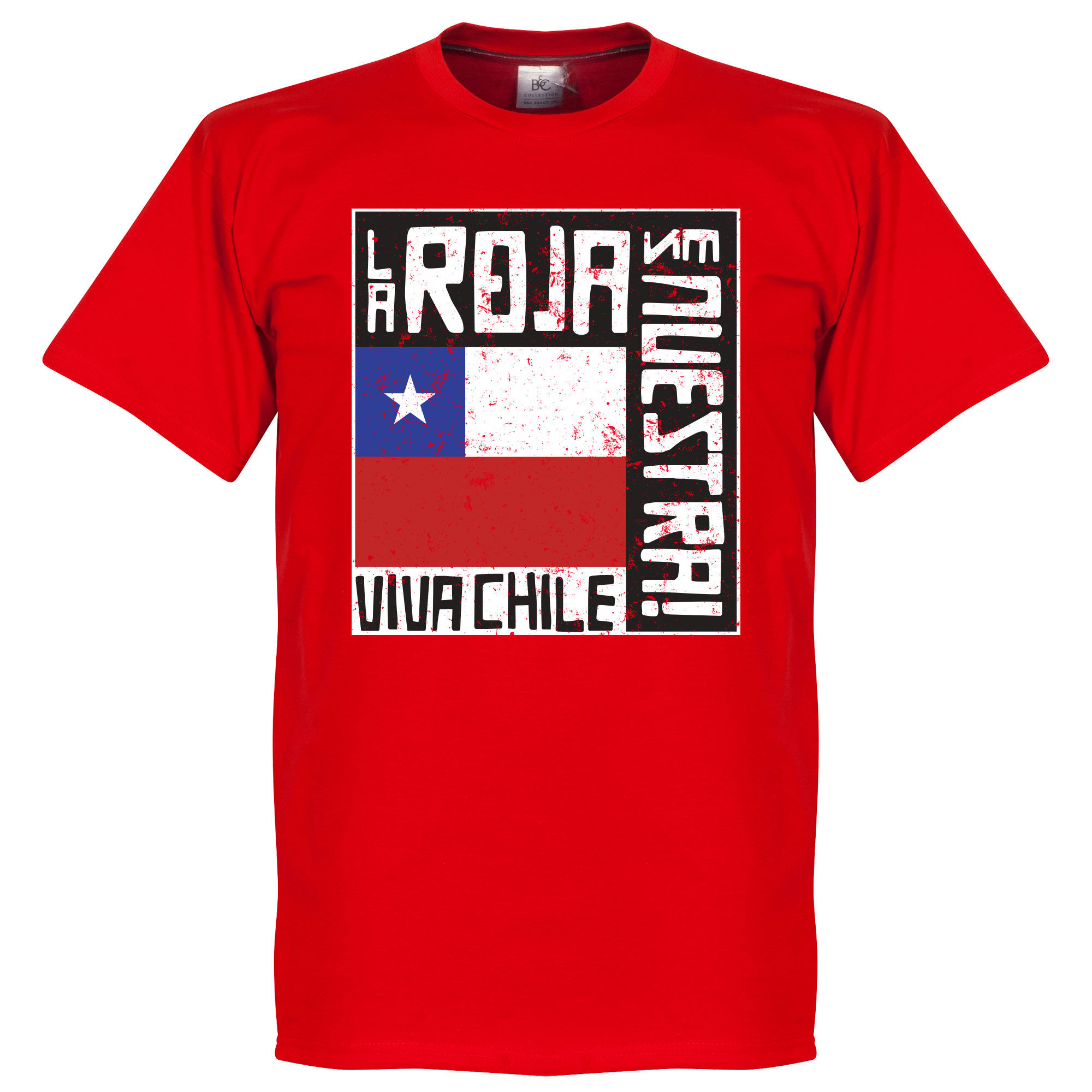 Chile - Tričko "Le Roja Es Nuestra" - červené