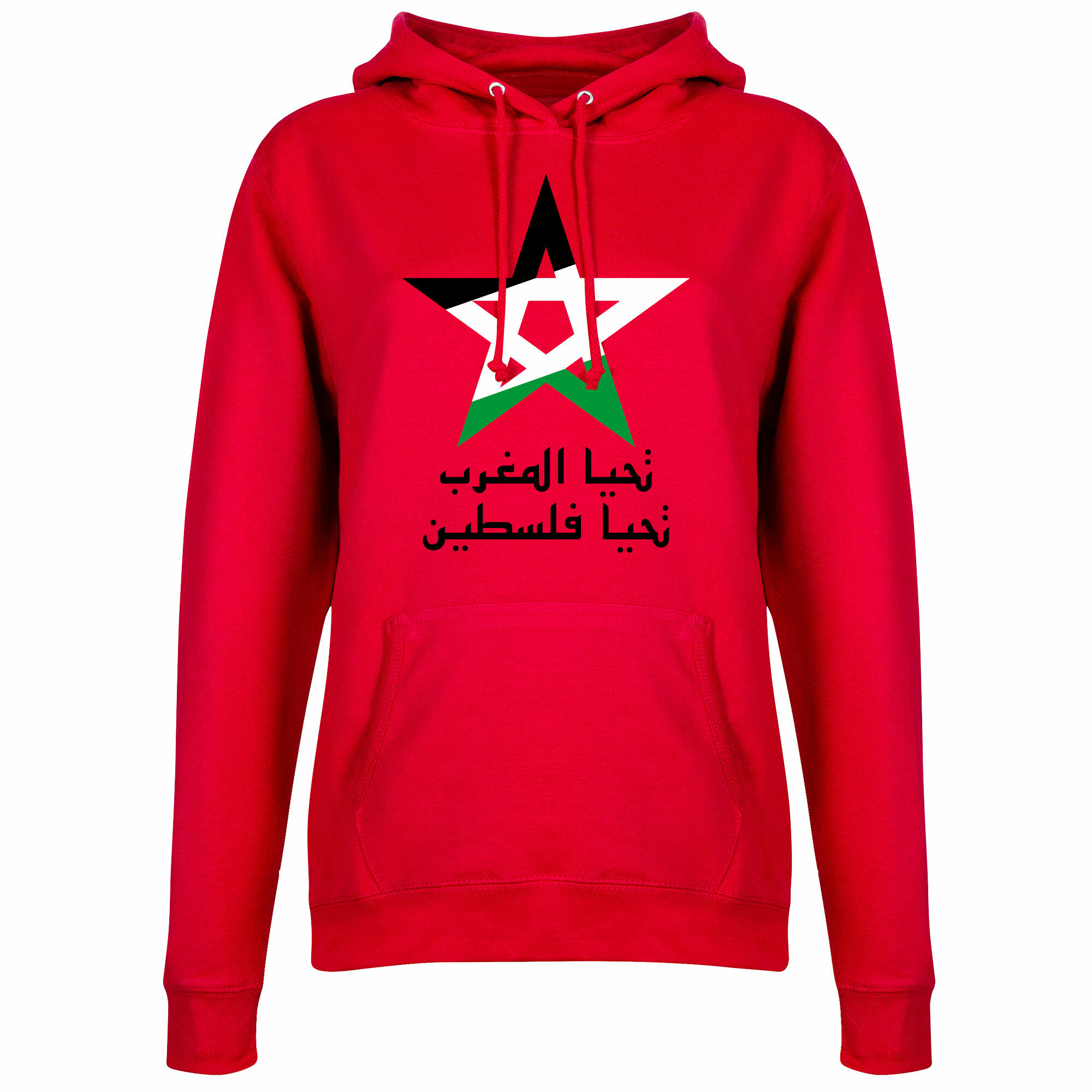 Palestina - Mikina s kapucí "Viva" dámská - modročervená
