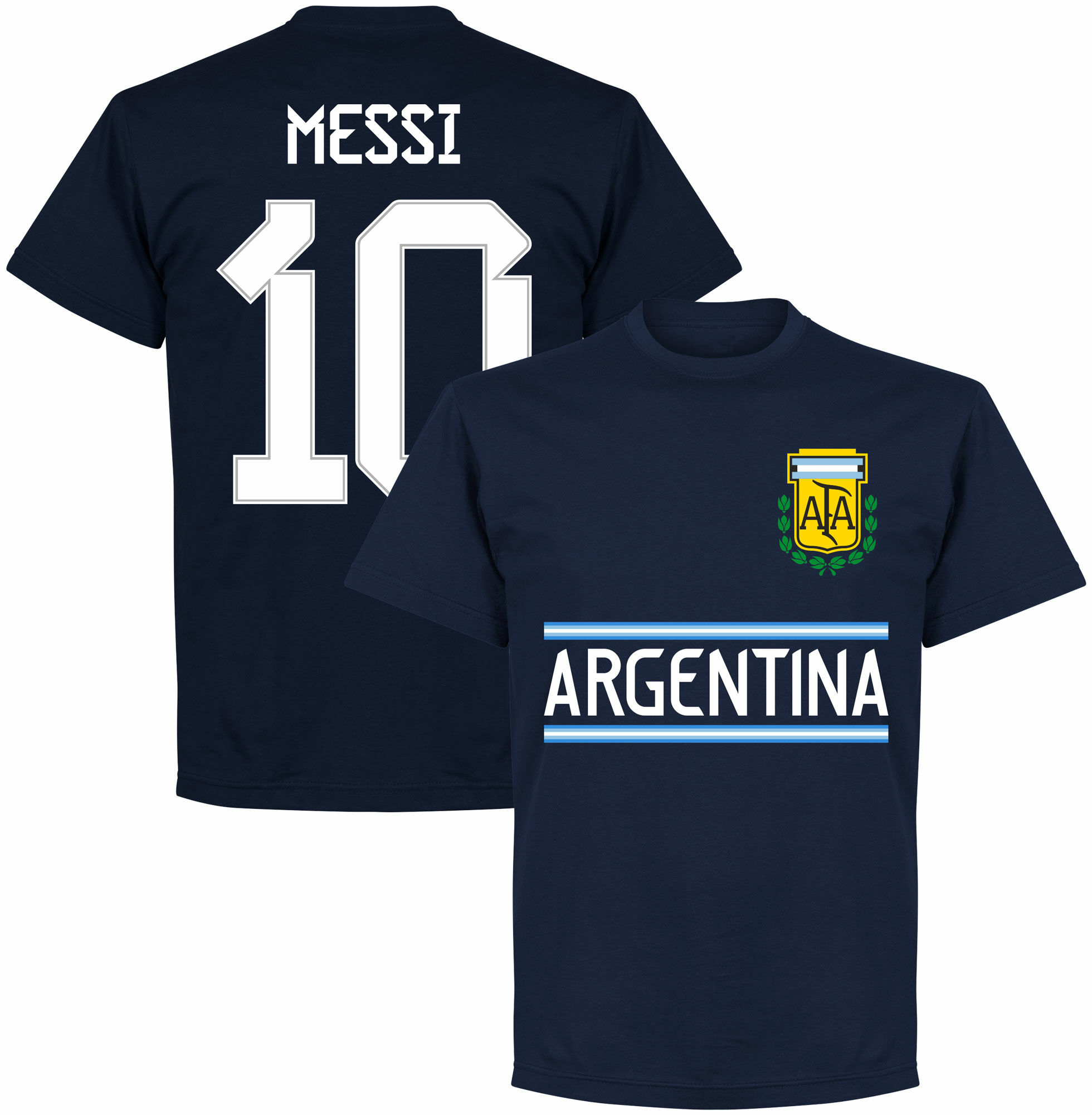 Argentina - Tričko - číslo 10, modré, Lionel Messi