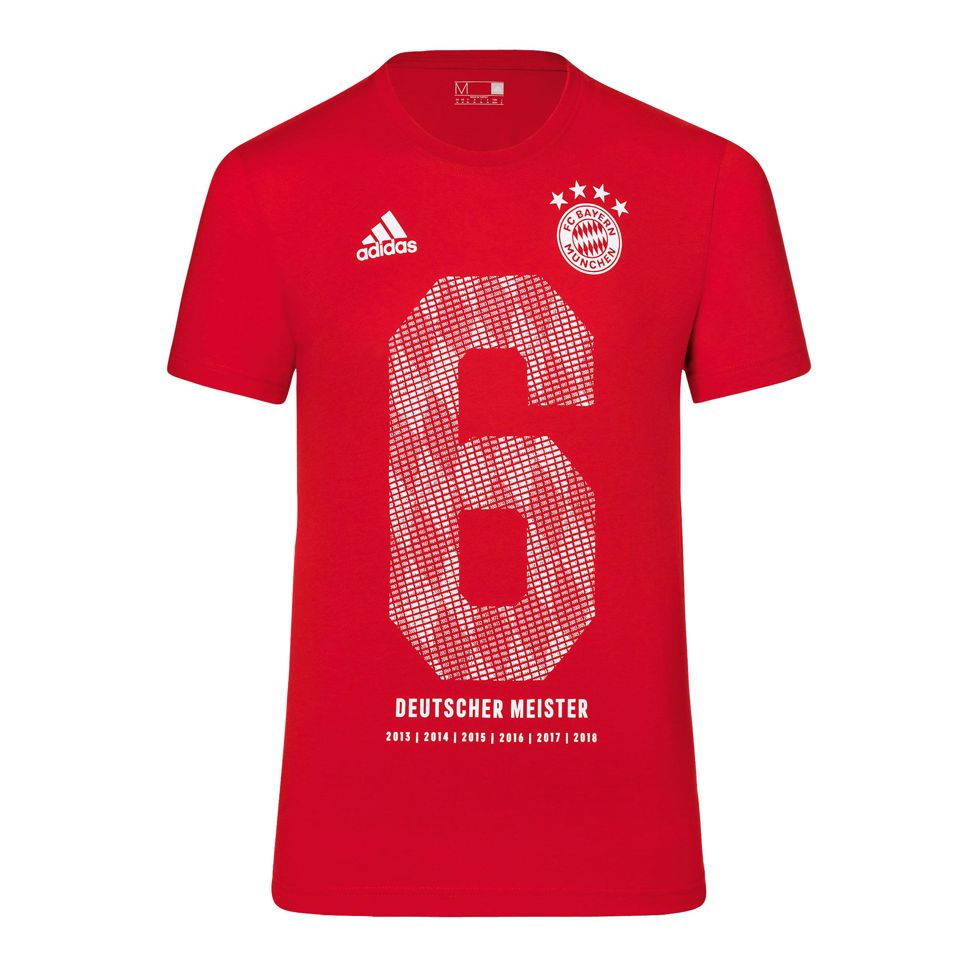 Bayern München - Tričko "Deutsche Meister" - červené, 2018