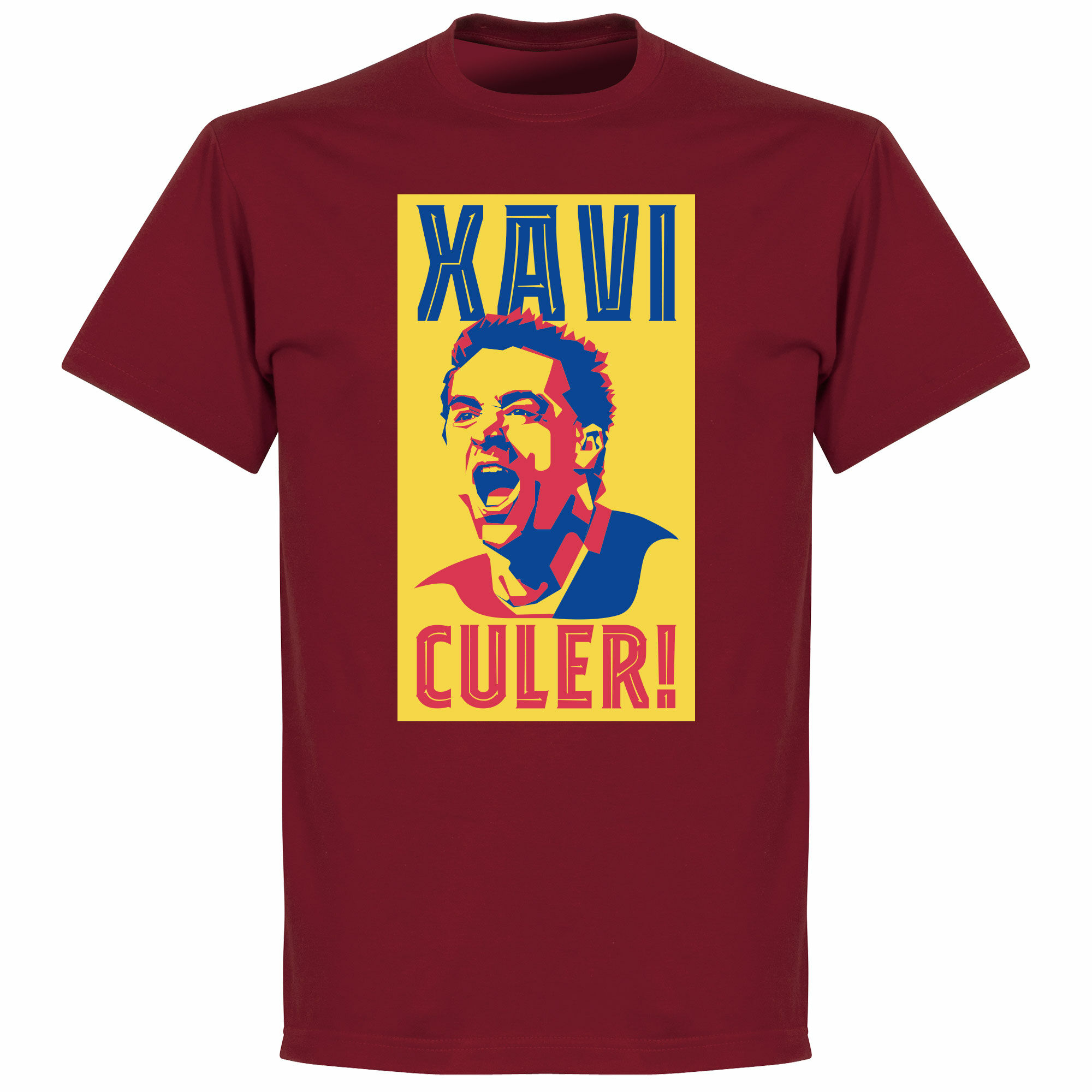 Barcelona - Tričko "Culer" - Xavi, červené