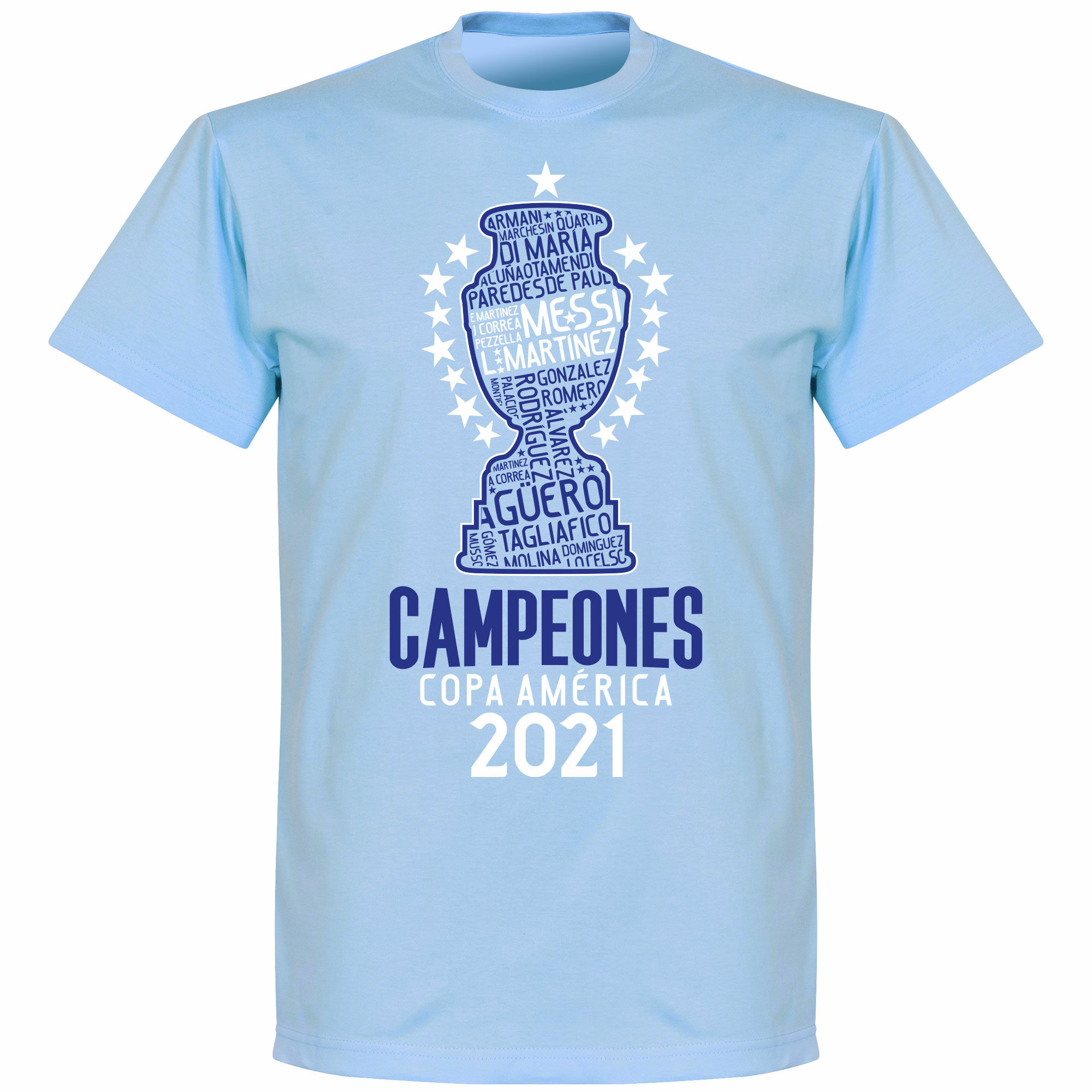 Argentina - Tričko "America Champions" - 2020, modré