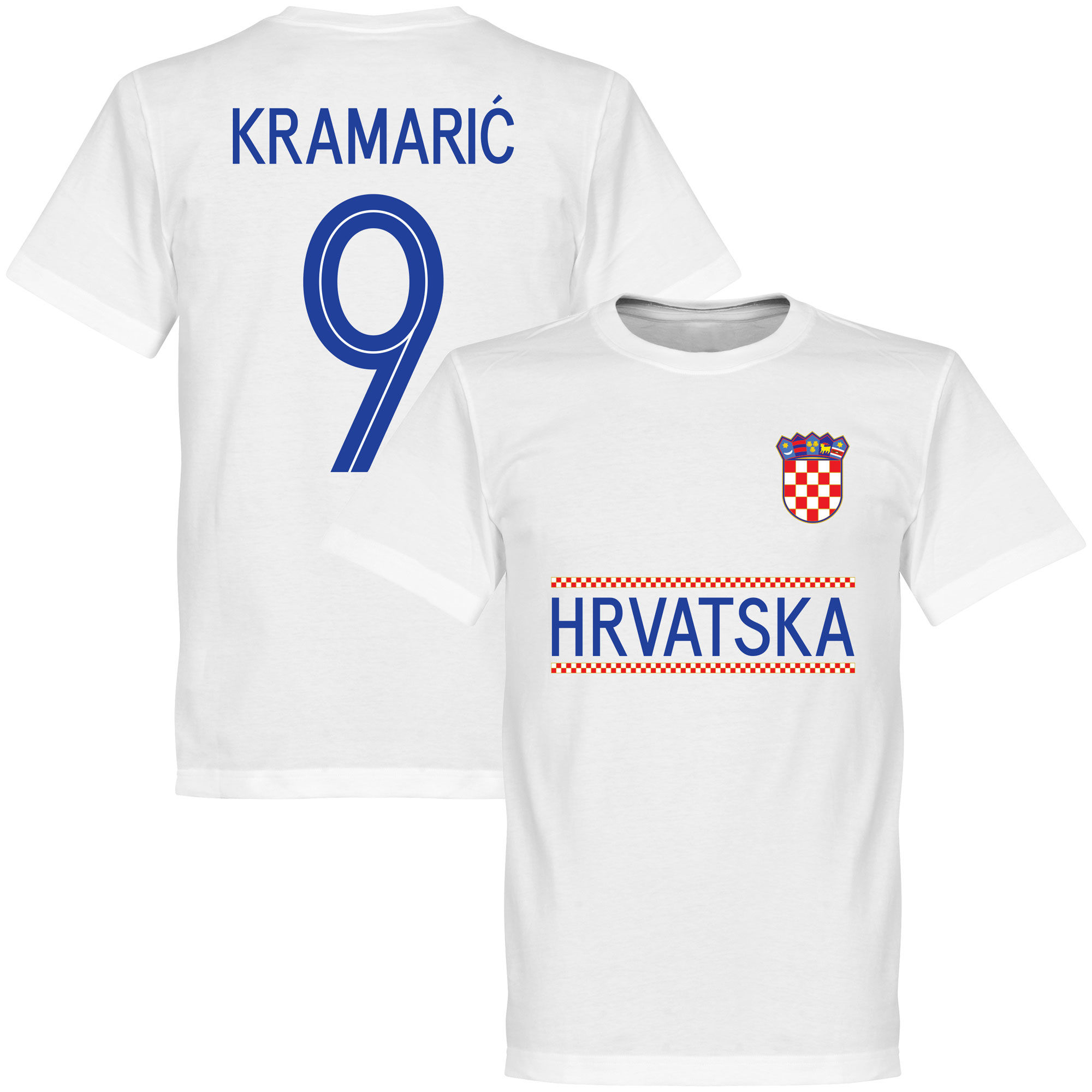 Chorvatsko - Tričko - bílé, Andrej Kramarić, číslo 9