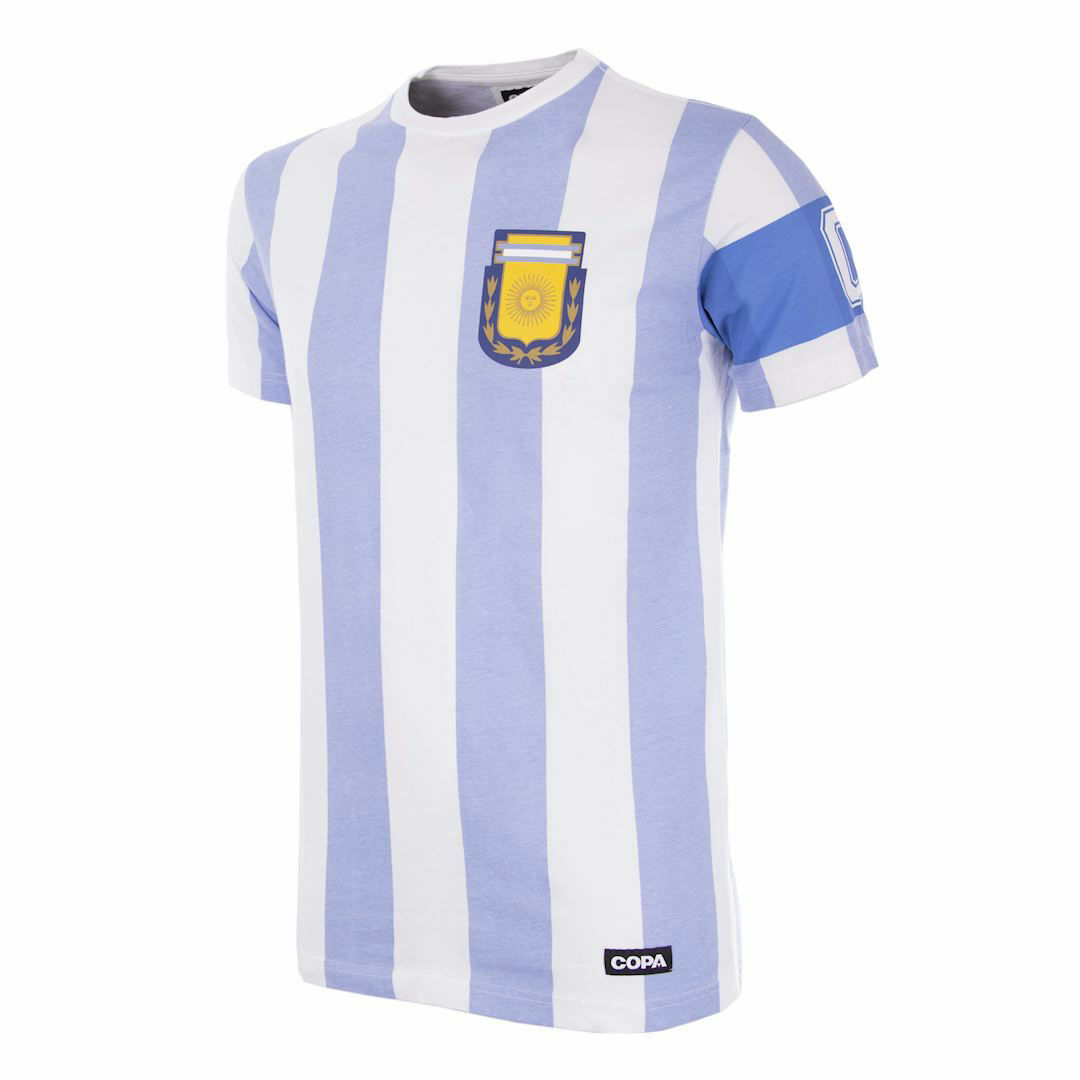 Argentina - Tričko "Captain" - bílé, Diego Maradona