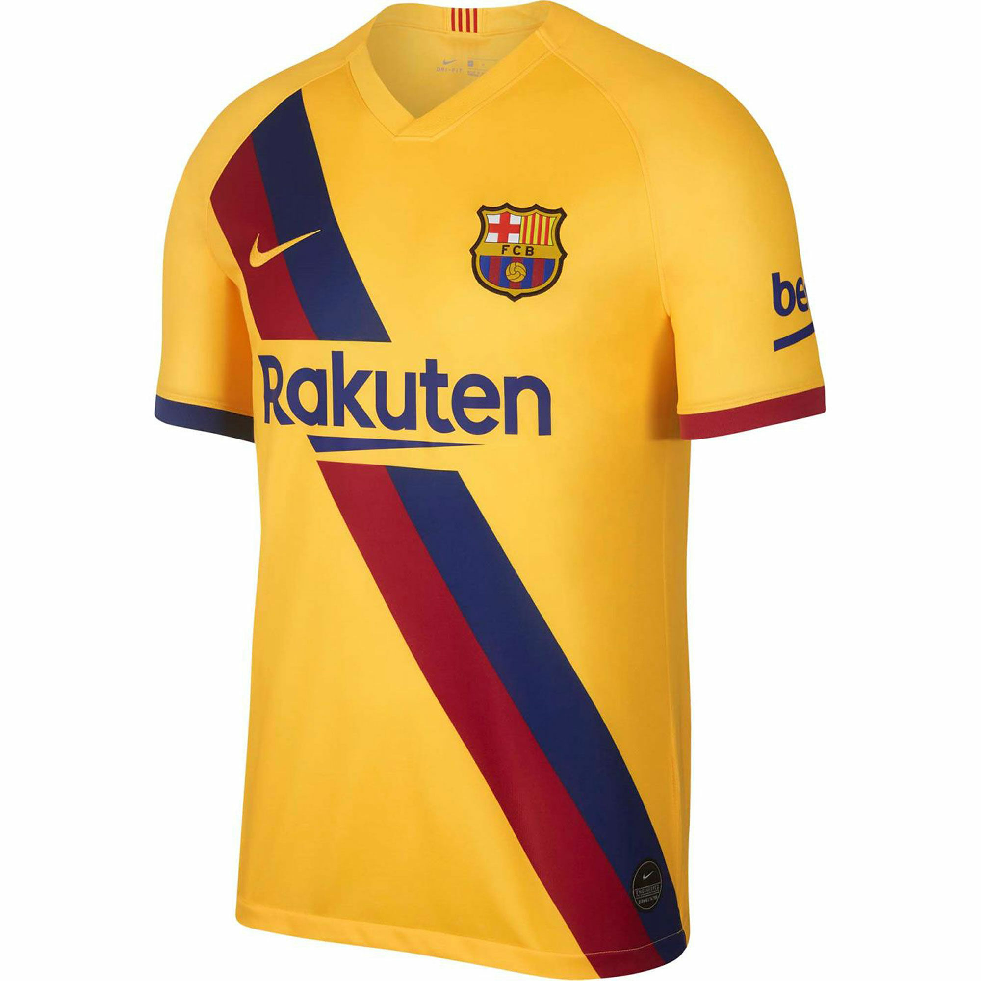 Barcelona - Dres fotbalový - sezóna 2019/20, žlutý, venkovní