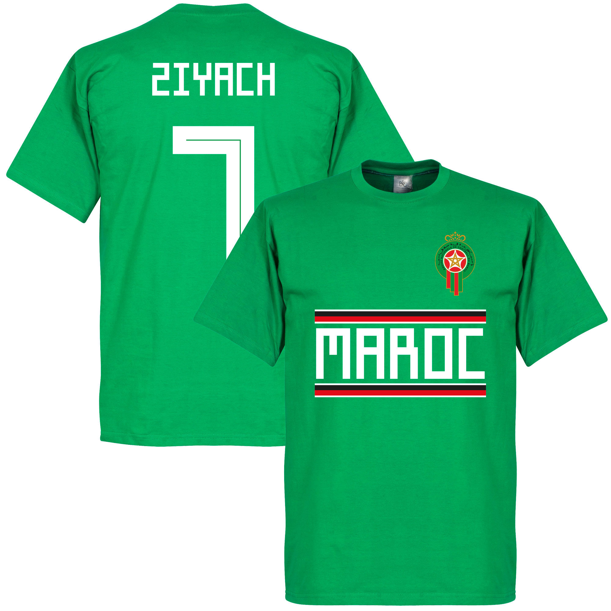 Maroko - Tričko - zelené, číslo 7, Hakim Zijach