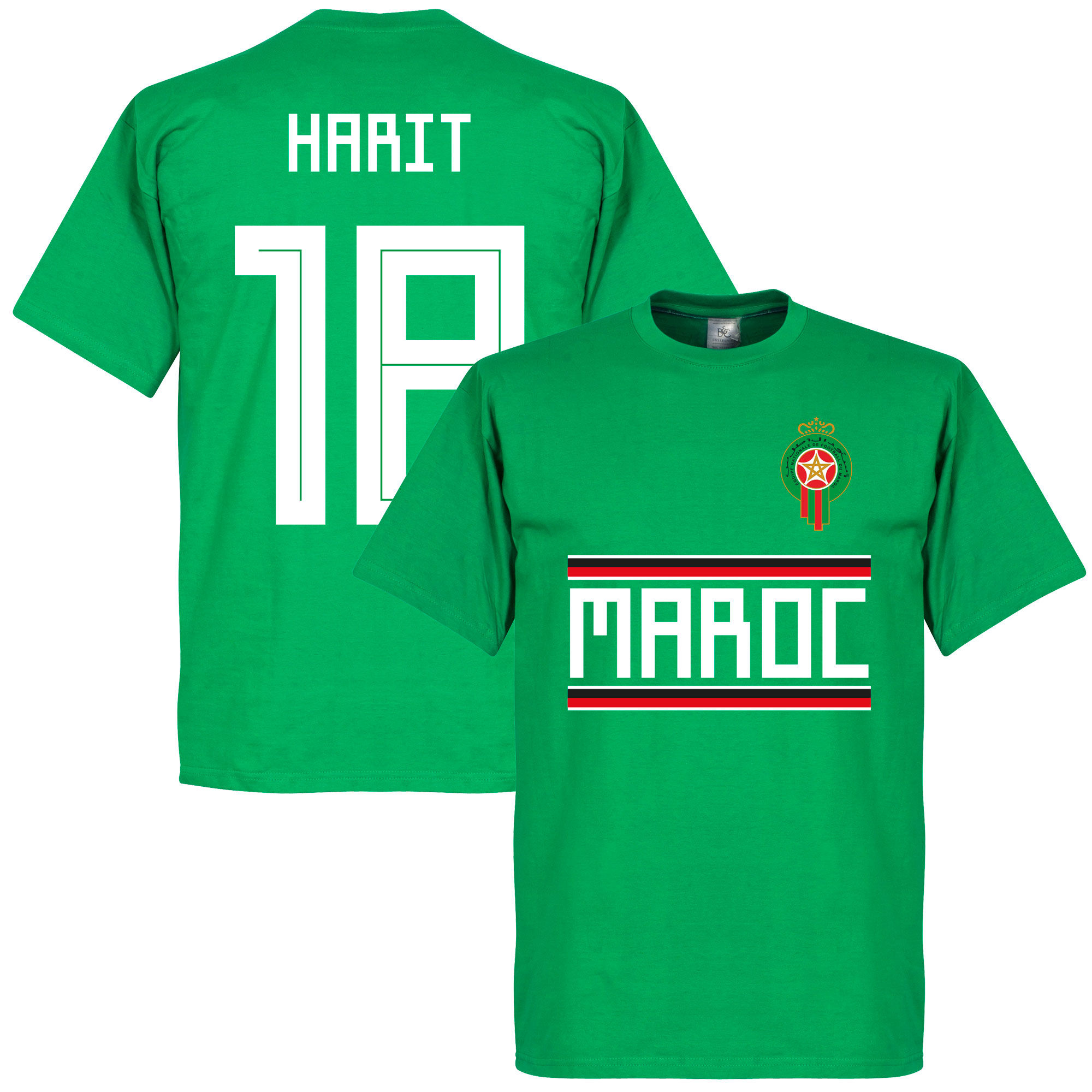 Maroko - Tričko - číslo 18, zelené, Amine Harit