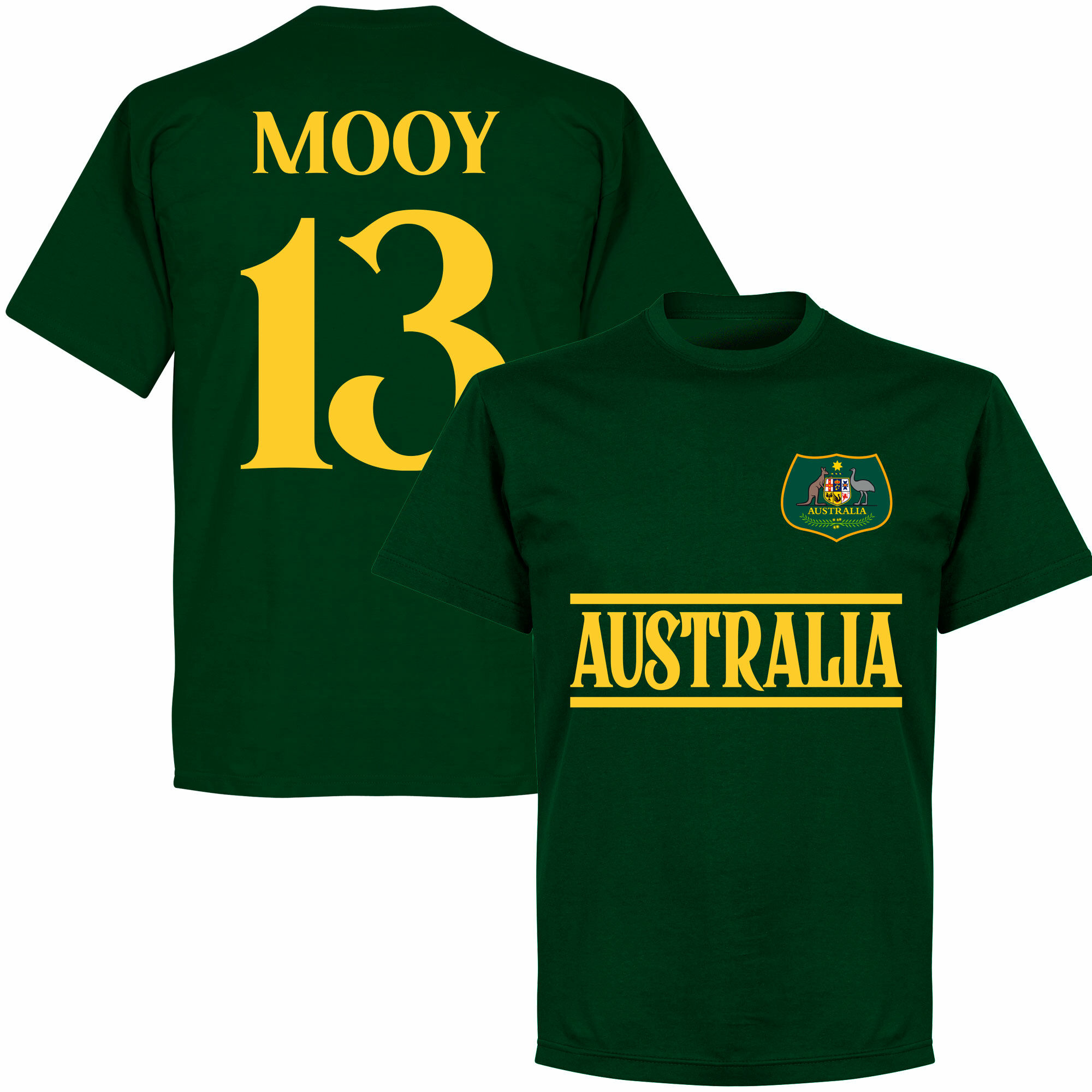 Austrálie - Tričko - Aaron Mooy, tmavě zelené, číslo 13