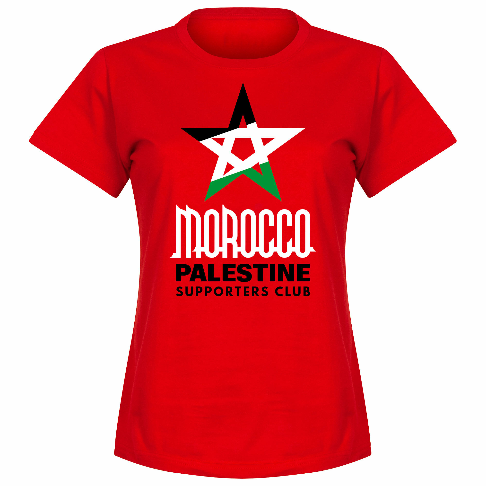 Palestina - Tričko "Supporters Club" dámské - červené