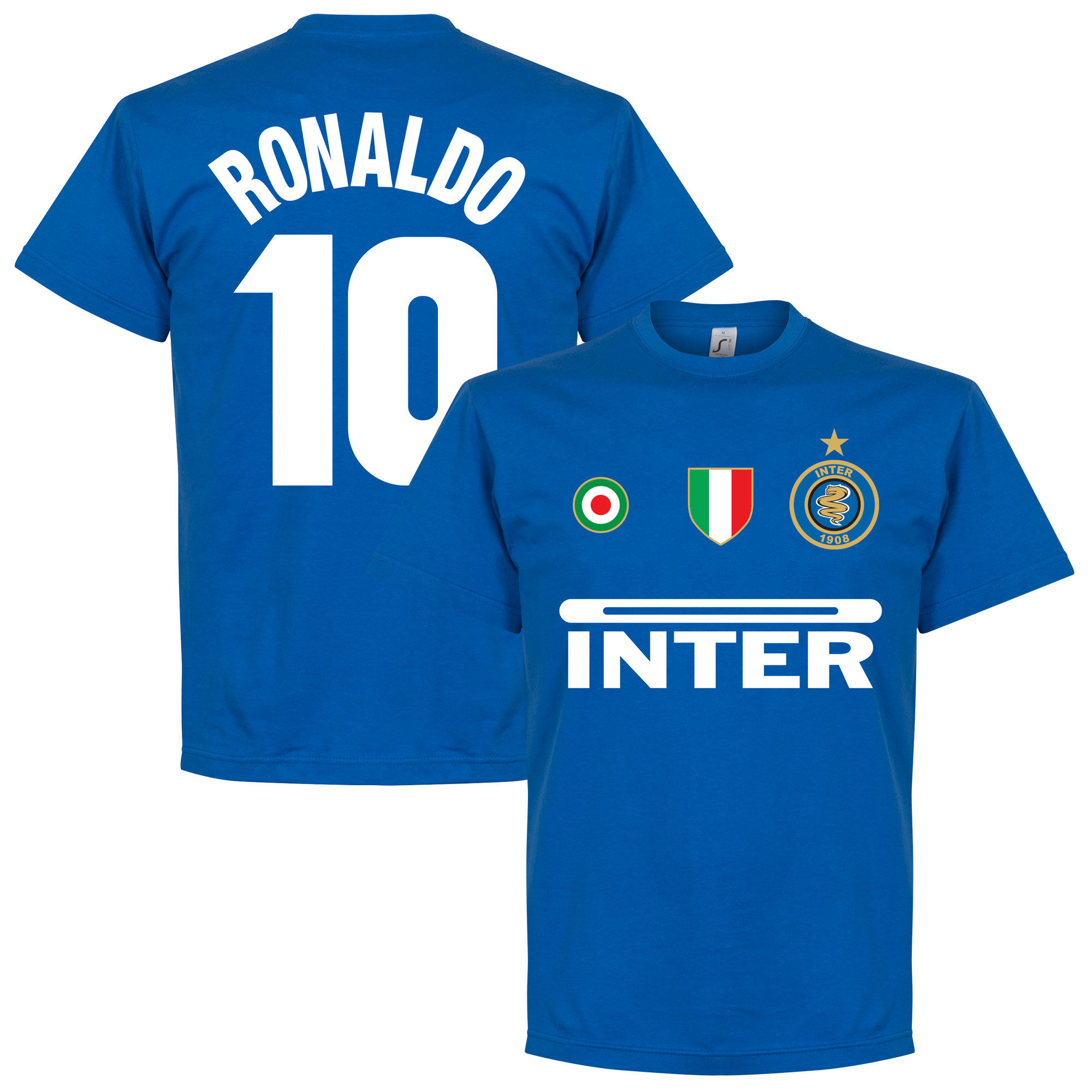 FC Inter Milán - Tričko - Ronaldo, číslo 10, modré