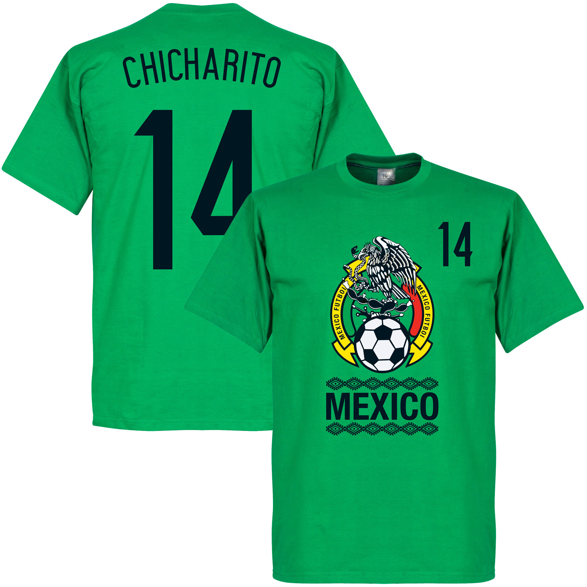 Mexiko - Tričko "Crest" - zelené, Chicharito