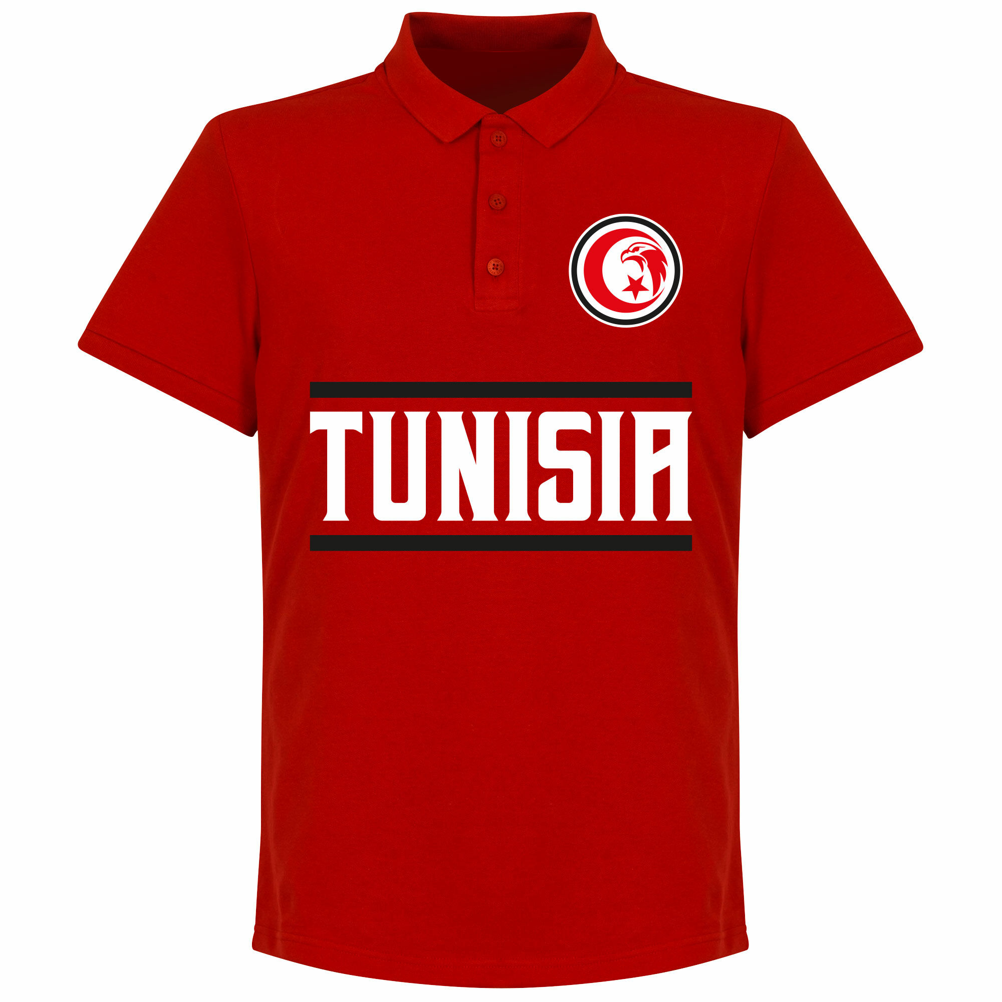Tunisko - Tričko s límečkem - červené