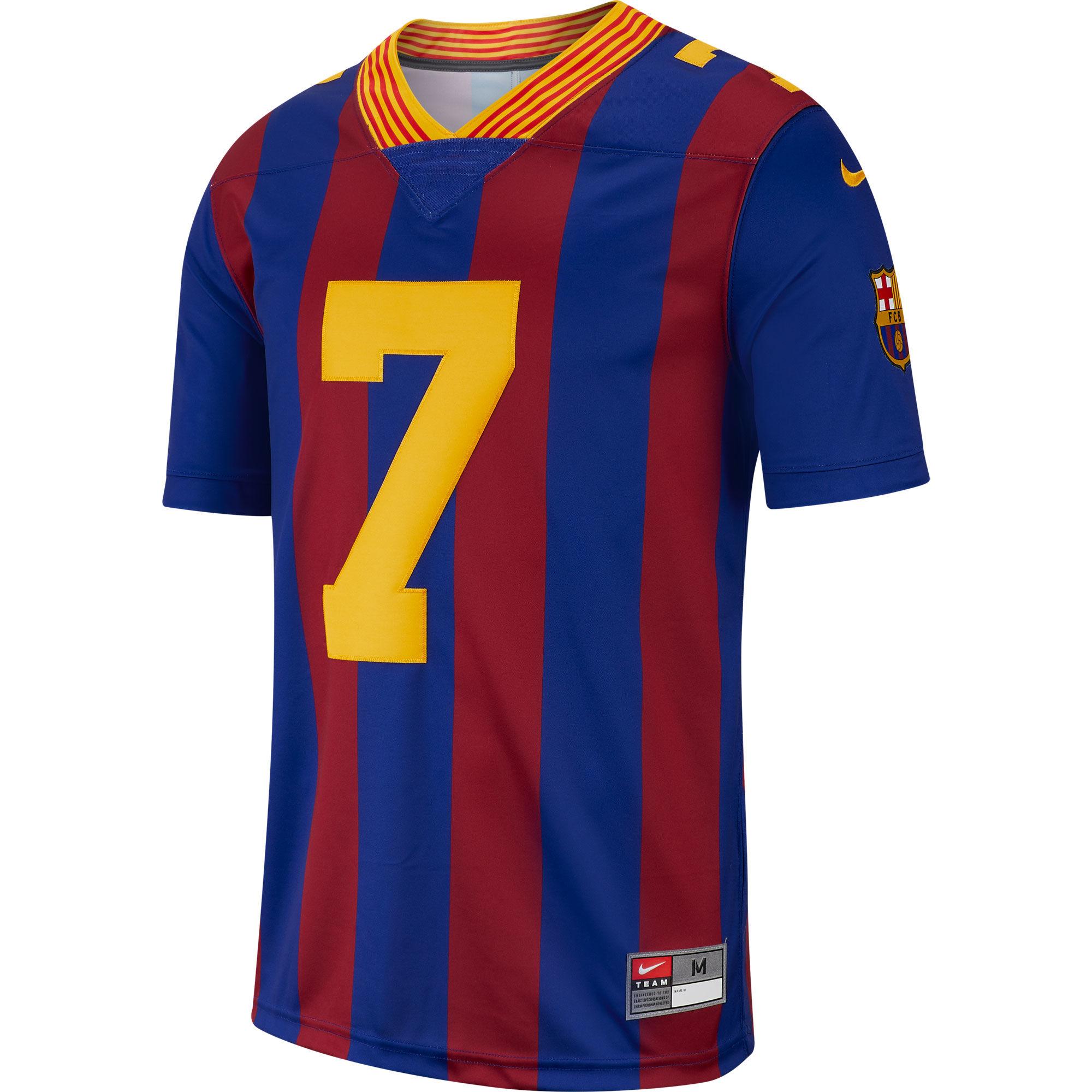 Barcelona - Dres fotbalový - číslo 7, Philippe Coutinho, modročervený, limitovaná edice
