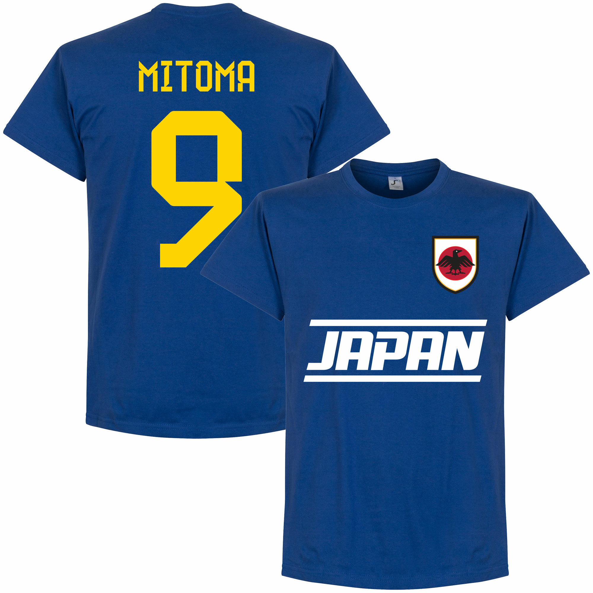Japonsko - Tričko - Kaoru Mitoma, modré, číslo 9