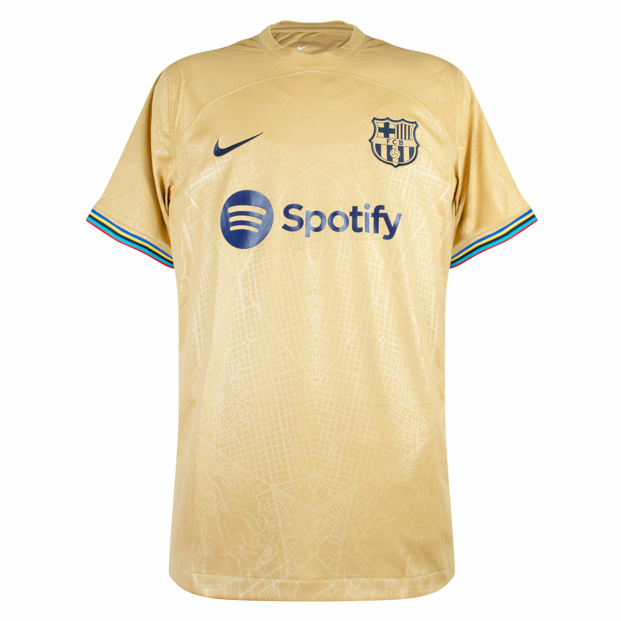 Barcelona - Dres fotbalový - žlutý, sezóna 2022/23, venkovní