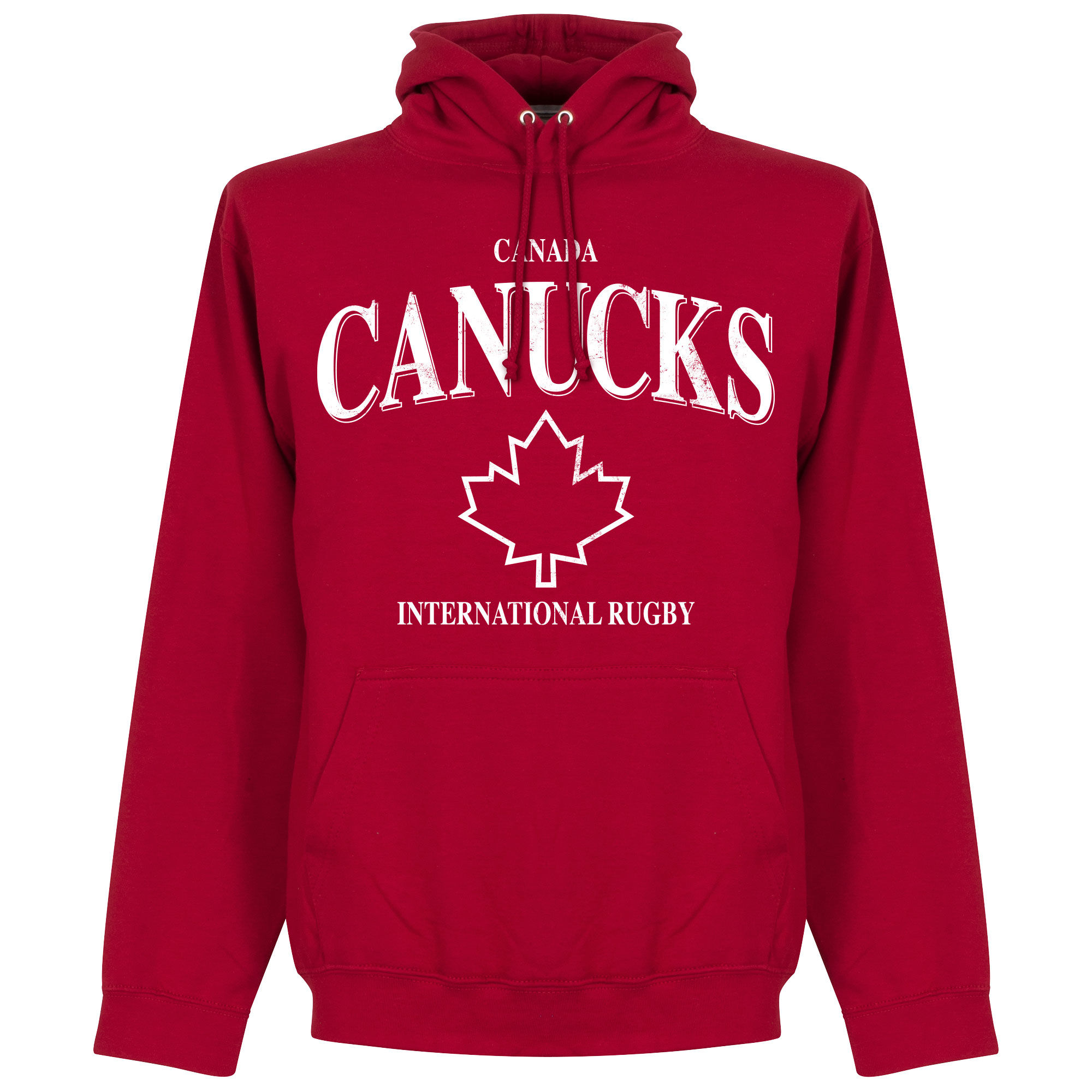 Kanada - Mikina s kapucí "Rugby" - červená