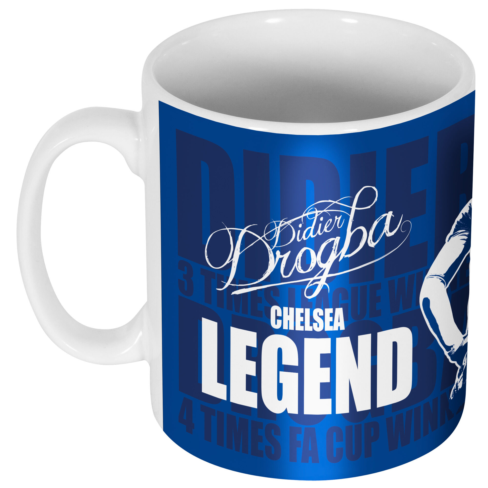 Chelsea - Hrnek "Legend" - Didier Drogba, modrý