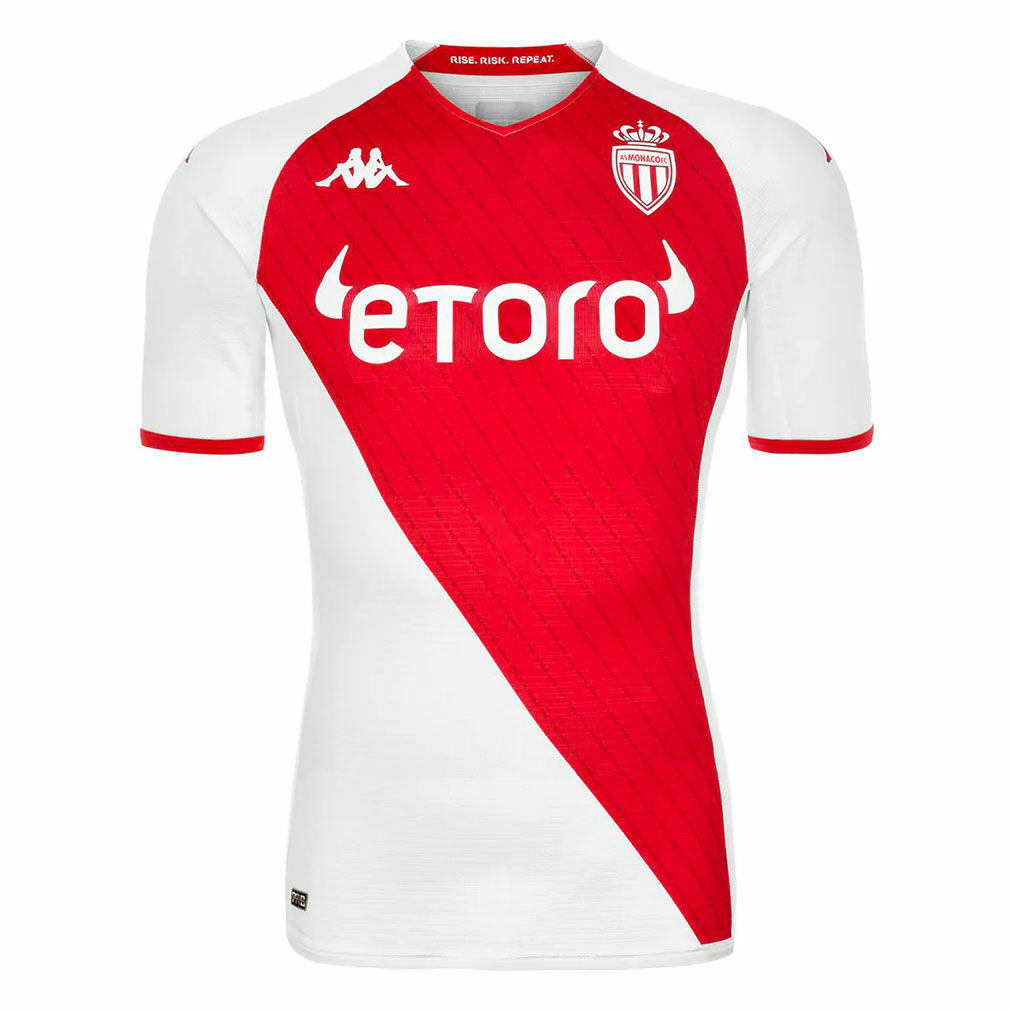 AS Monaco - Dres fotbalový "Kombat Pro" - bíločervený, autentický, domácí, sezóna 2022/23