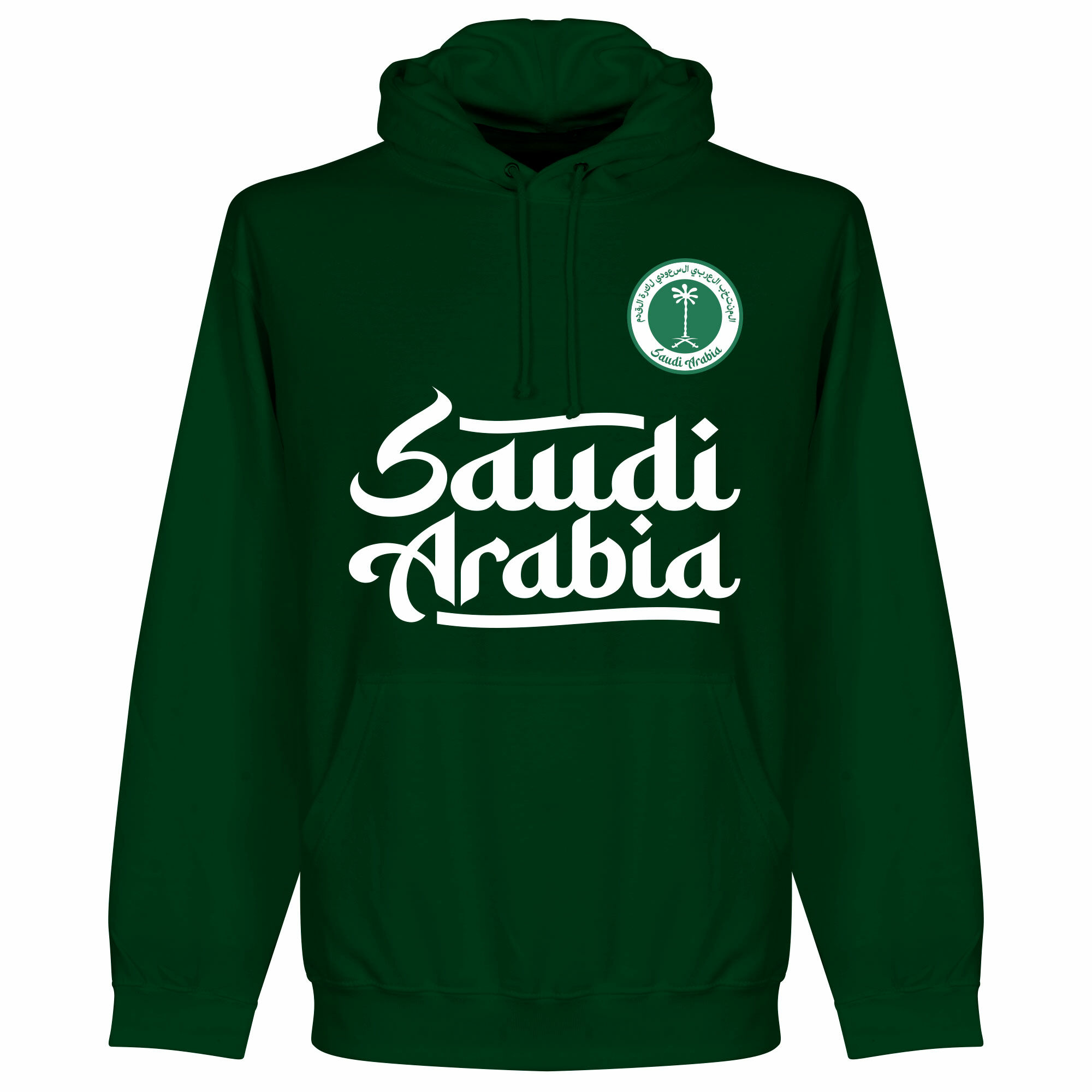 Saudská Arábie - Mikina s kapucí - tmavě zelená