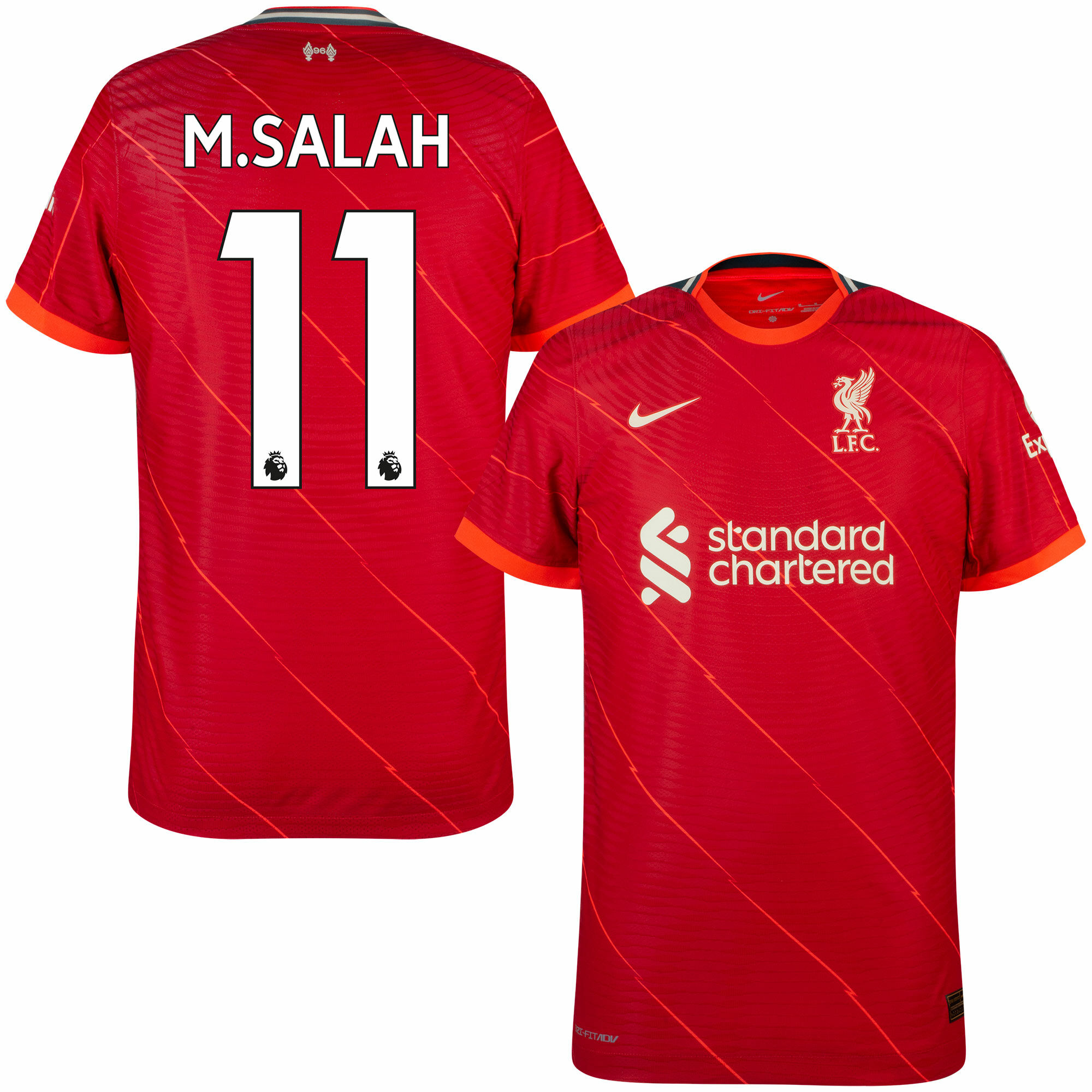 Liverpool - Dres fotbalový "Match" - sezóna 2021/22, Mohamed Salah, Dri-FIT ADV, domácí, číslo 11, červený