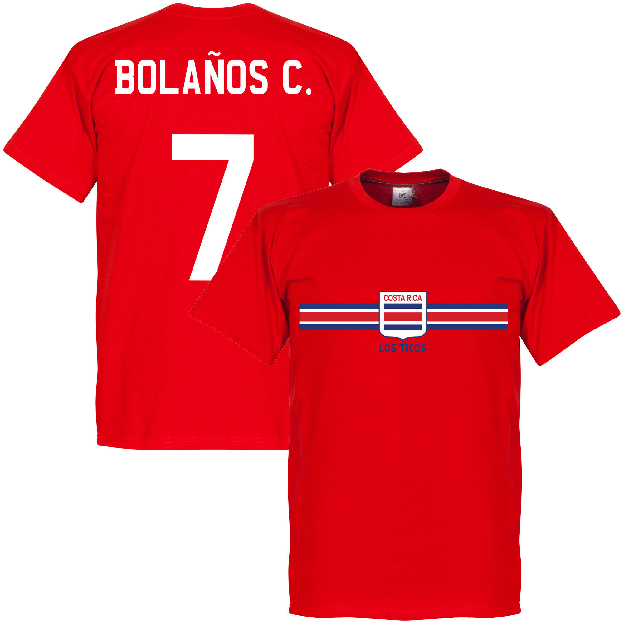 Kostarika - Tričko - červené, Christian Bolanos