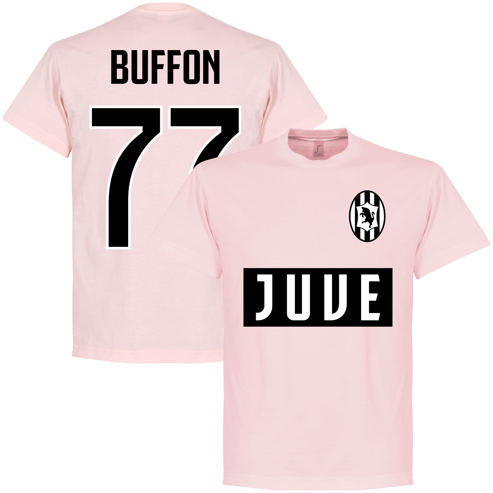 Juventus FC - Tričko - růžové, Gianluigi Buffon, číslo 77