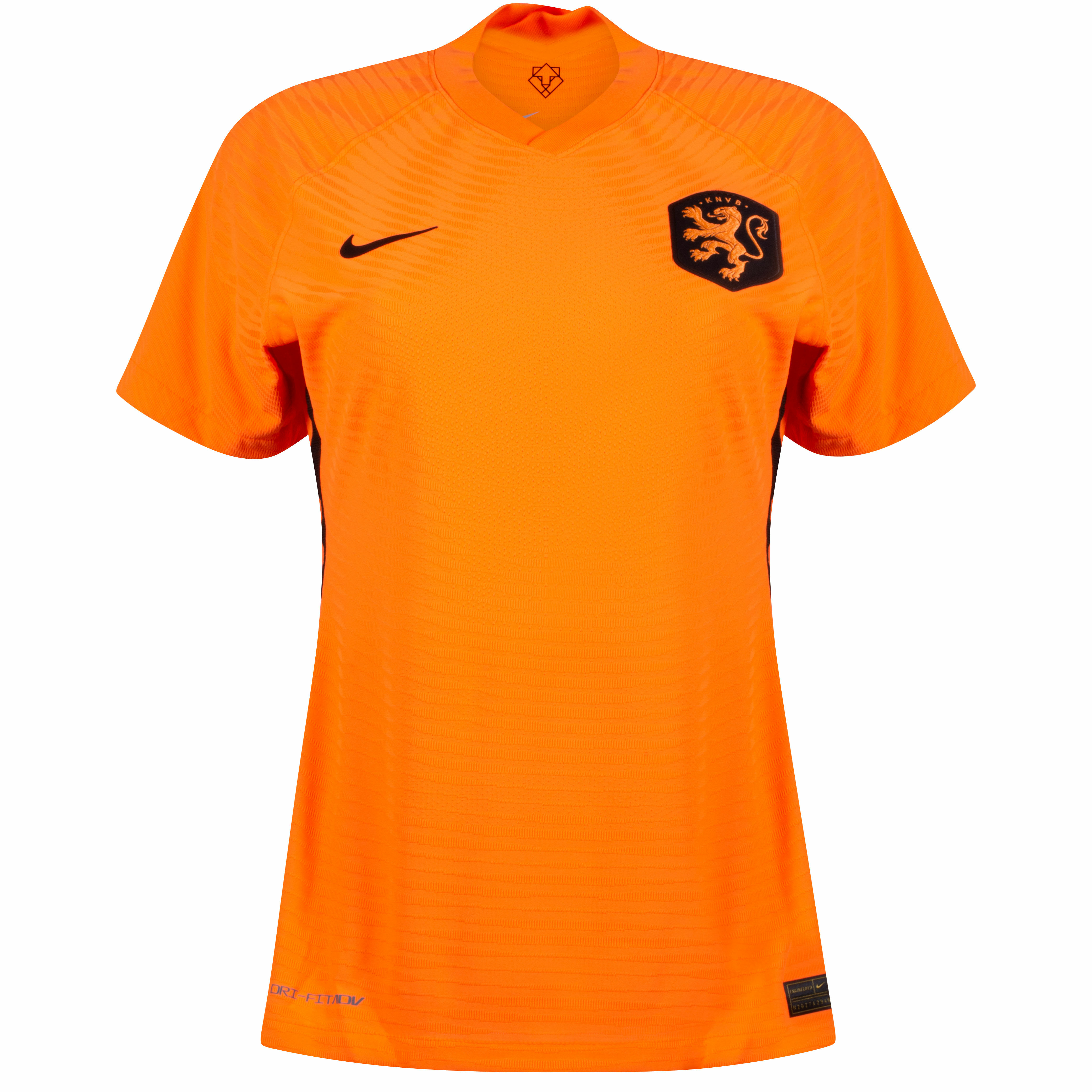 Nizozemí - Dres fotbalový "Vapor Match" dámský - oranžový, 2022, domácí