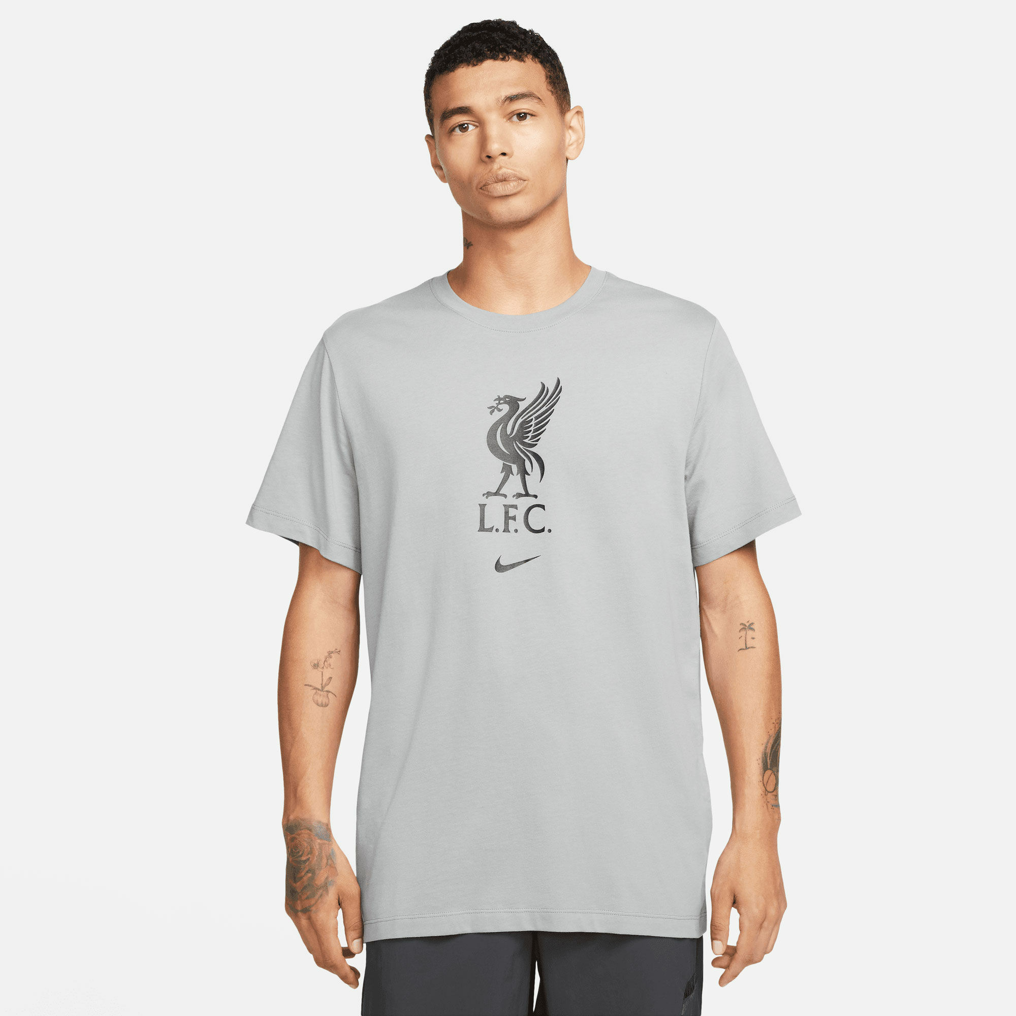 Liverpool - Tričko "Crest" - šedé, sezóna 2022/23