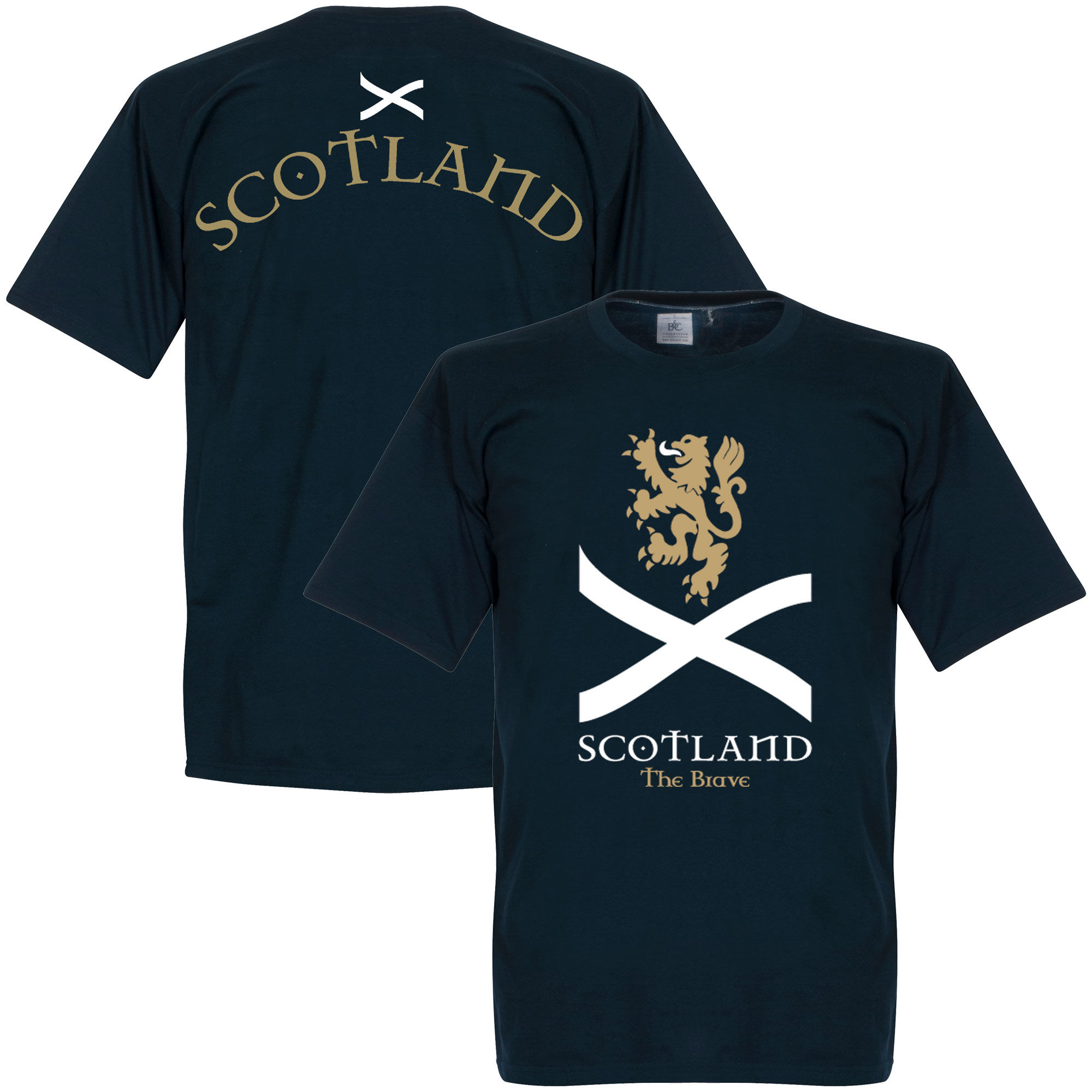 Skotsko - Tričko "Brave" - modré