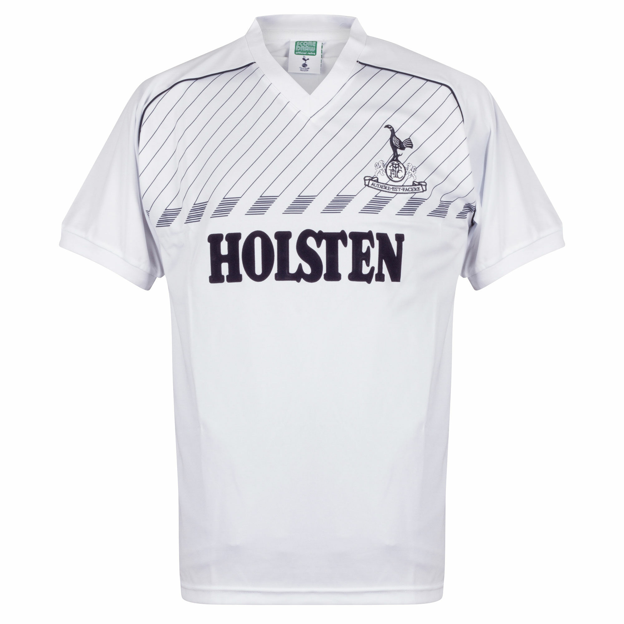 Tottenham Hotspur - Dres fotbalový - bílý, retrostyl, sezóna 1985/86, domácí