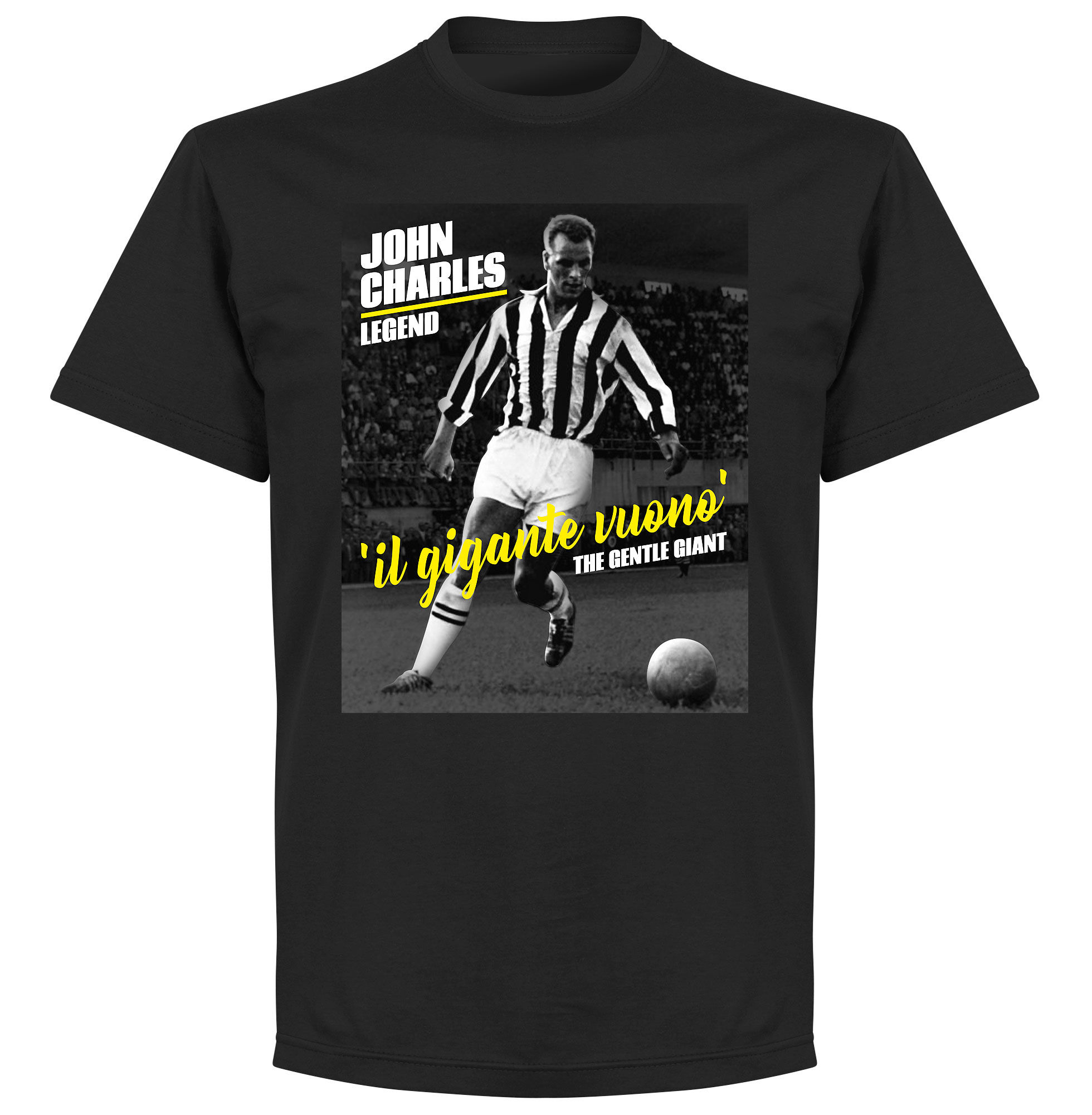 Juventus FC - Tričko "Legend" - John Charles, černé