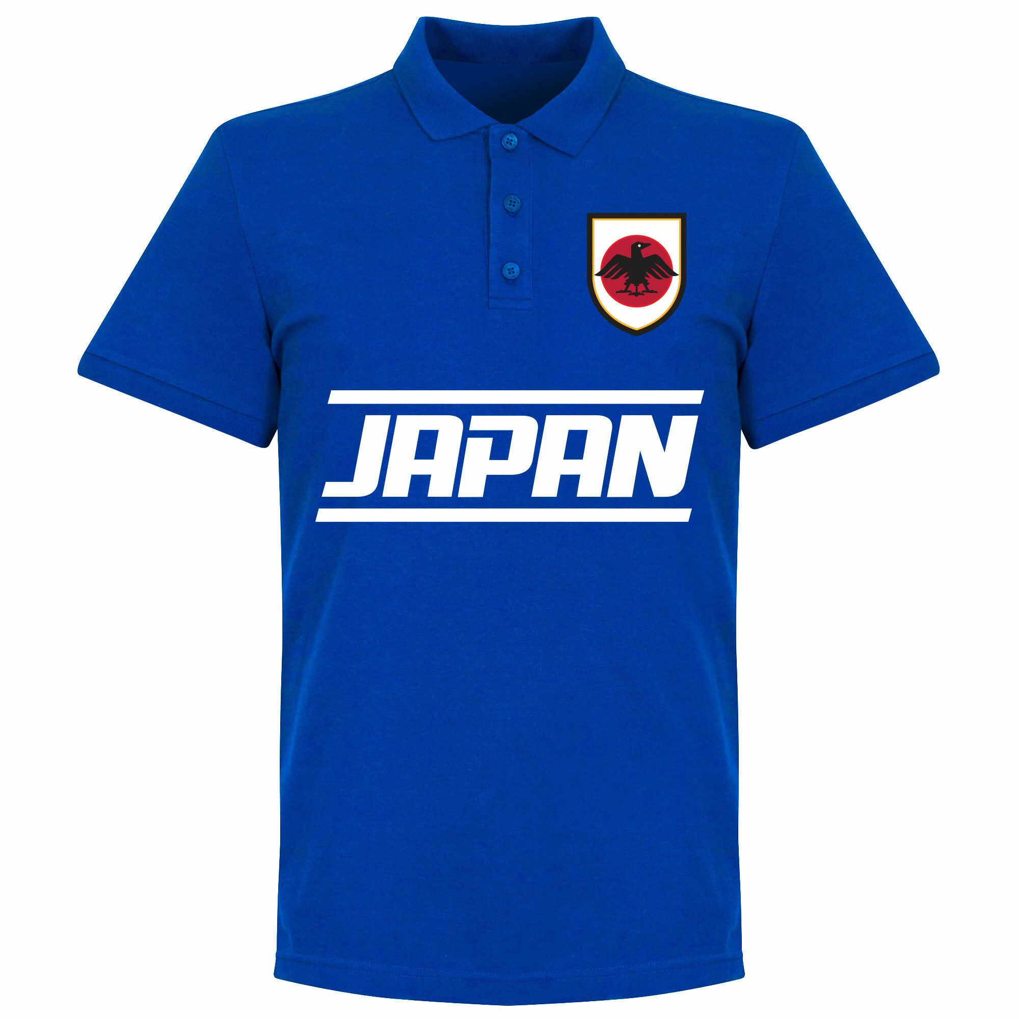 Japonsko - Tričko s límečkem - modré