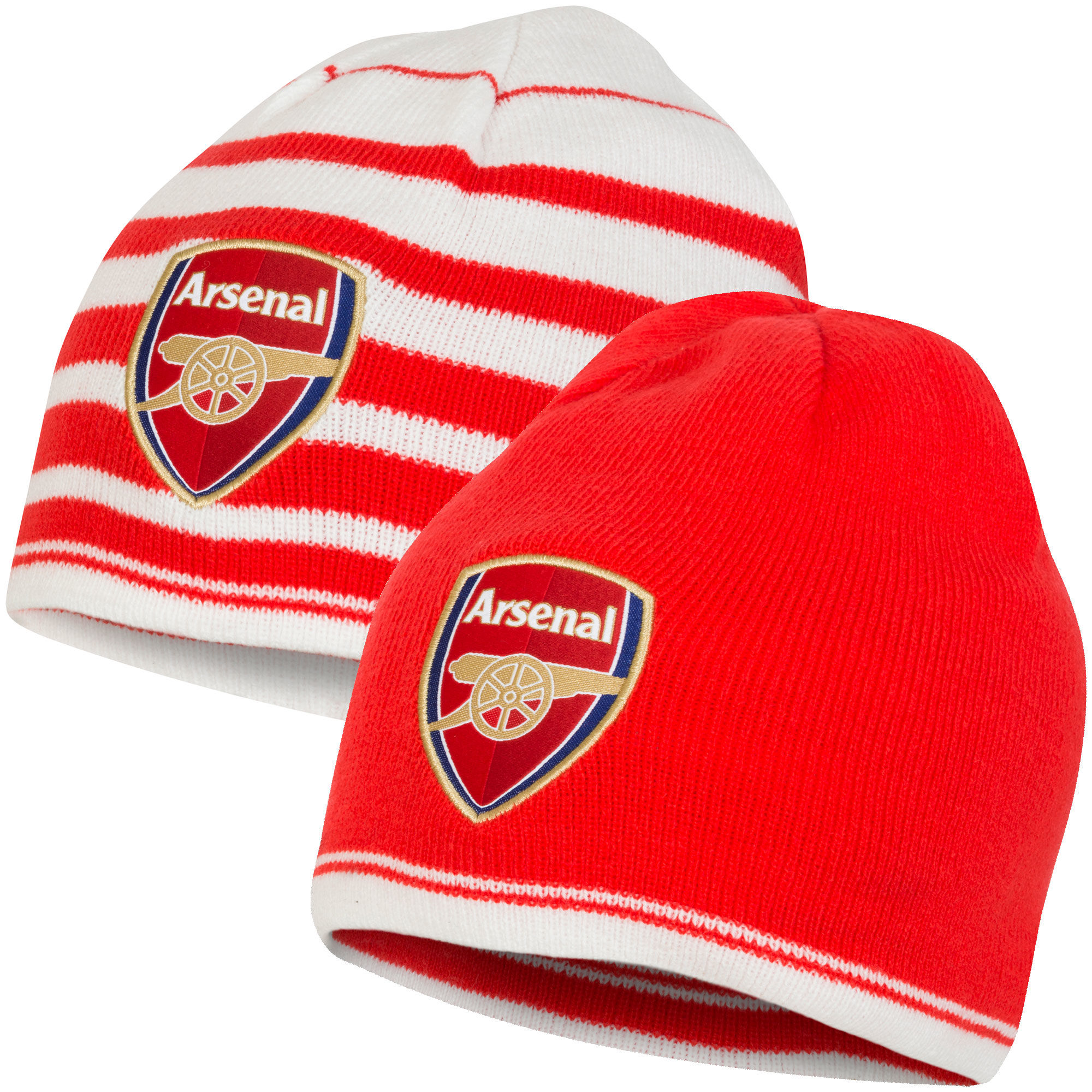 Arsenal - Čepice zimní oboustranná - červená