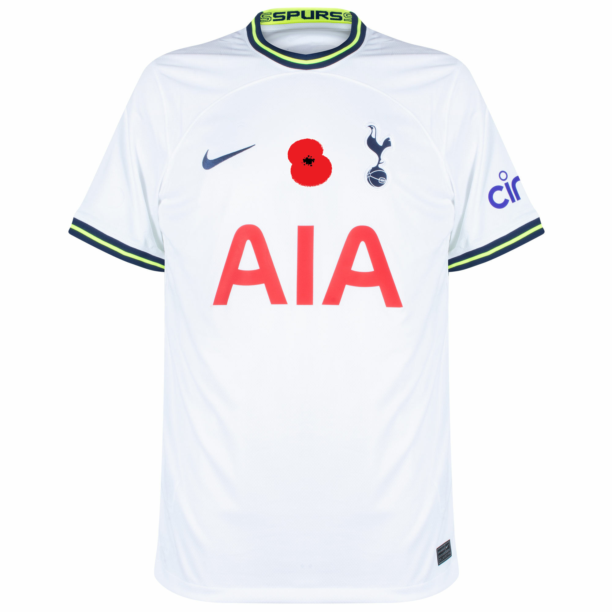 Tottenham Hotspur - Dres fotbalový - logo British Legion Poppy, domácí, bílý, sezóna 2022/23