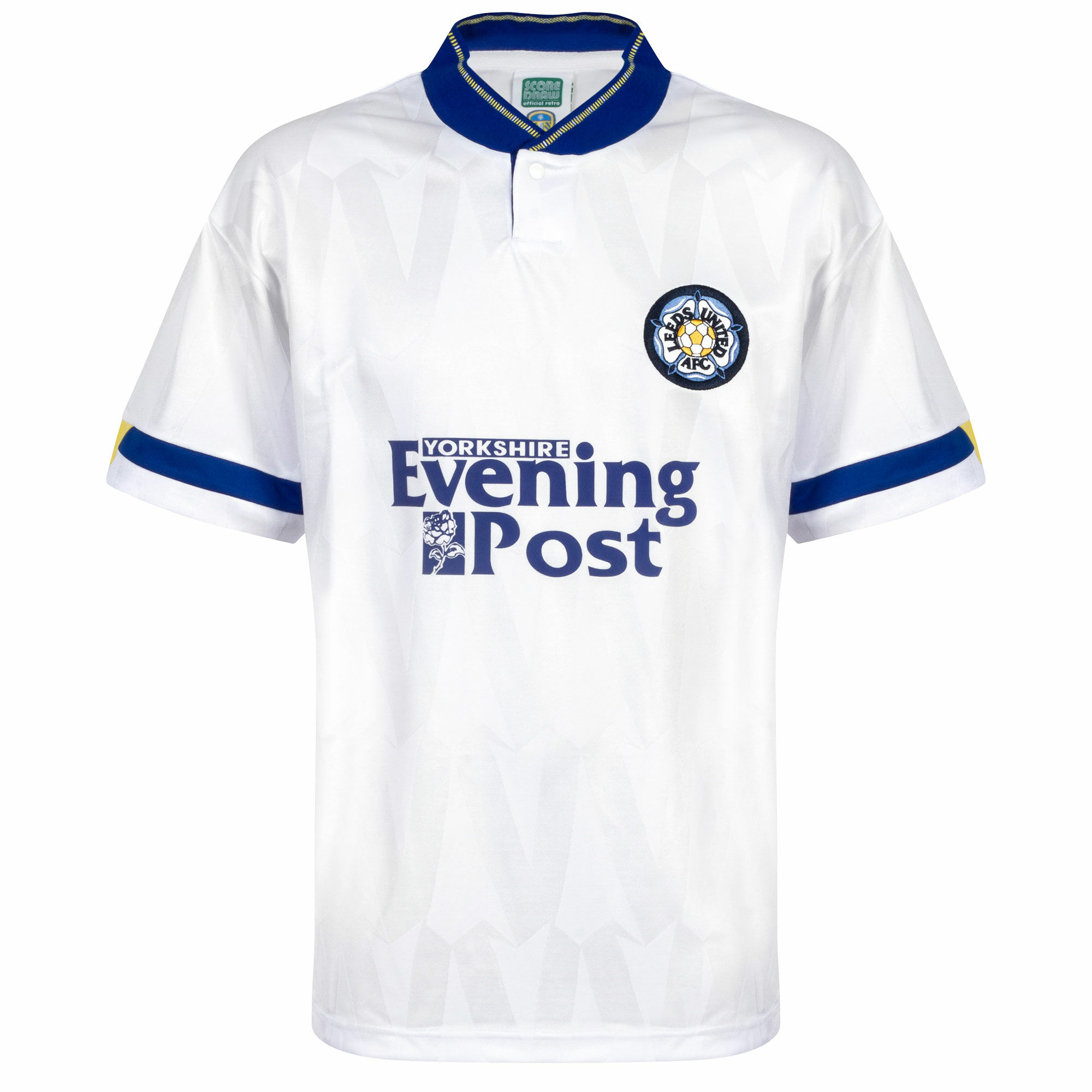 Leeds United - Dres fotbalový - bílý, retrostyl, sezóna 1990/92, domácí