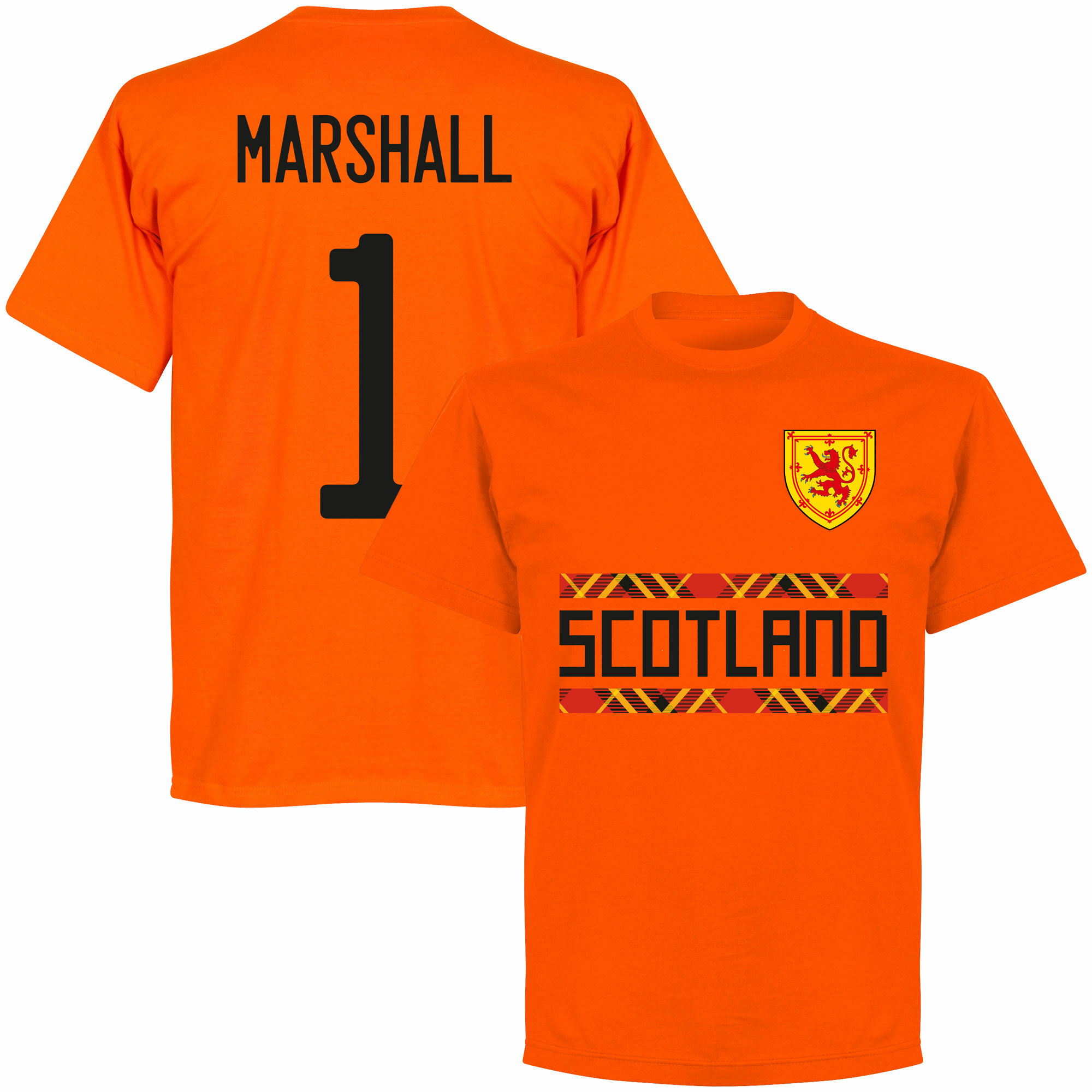 Skotsko - Tričko - oranžové, číslo 1, David Marshall