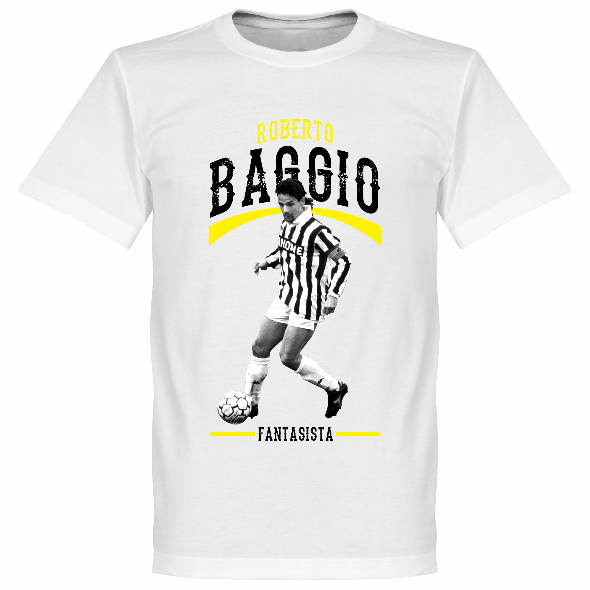 Juventus FC - Tričko "Fantasista" dětské - bílé, Roberto Baggio